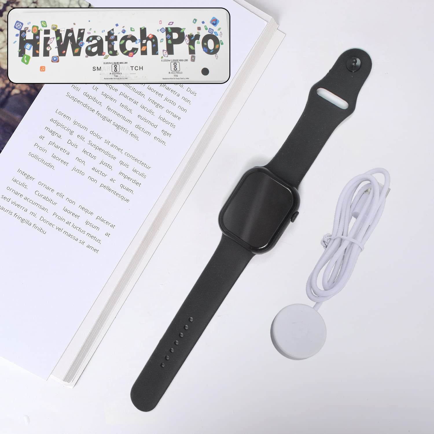Tx10 Pro Max Large Display Wireless Charging Smartwatch (1 Pc) - 9XShoppy