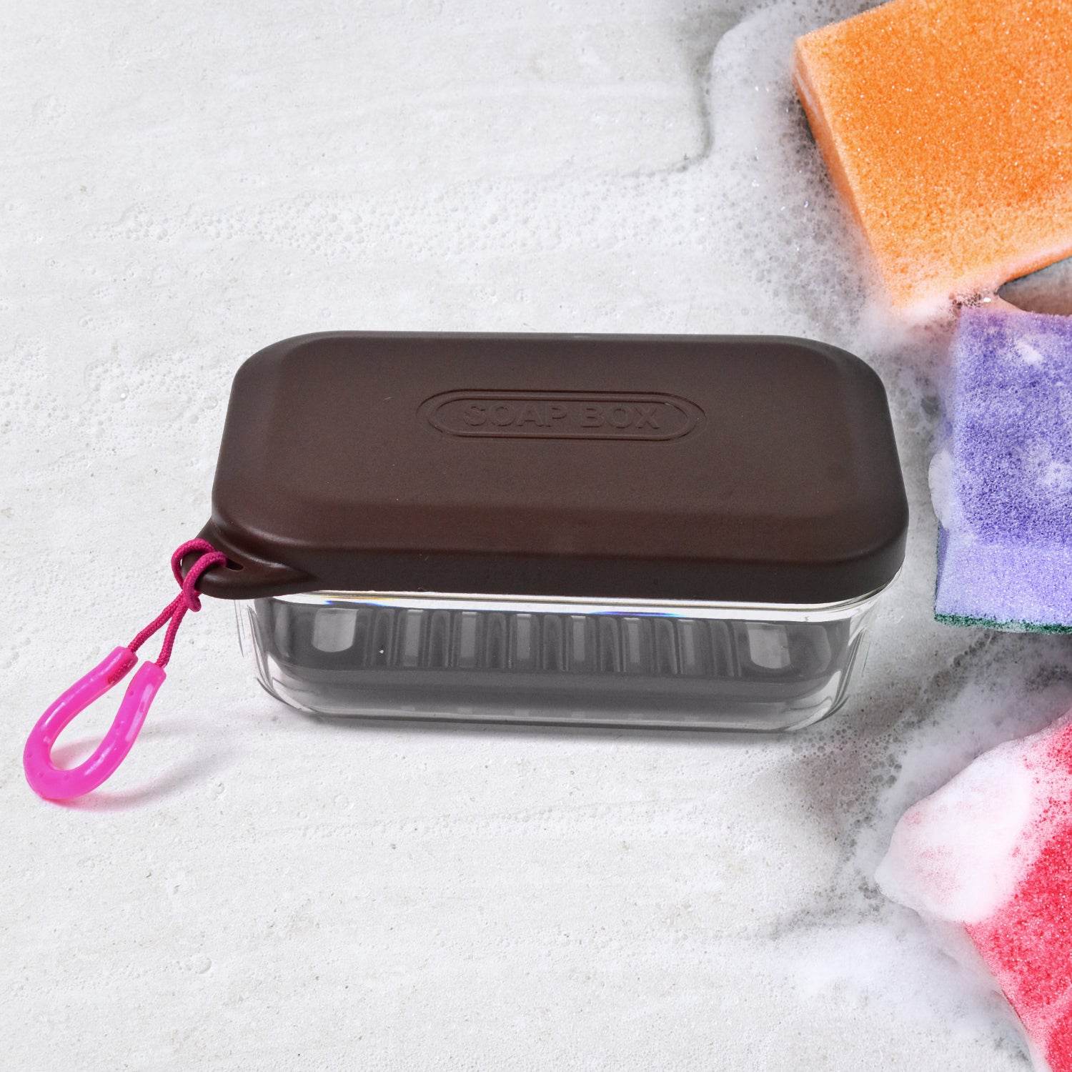 Bathroom Travel Plastic Soap Box With Lid (1 Pc) - 9XShoppy