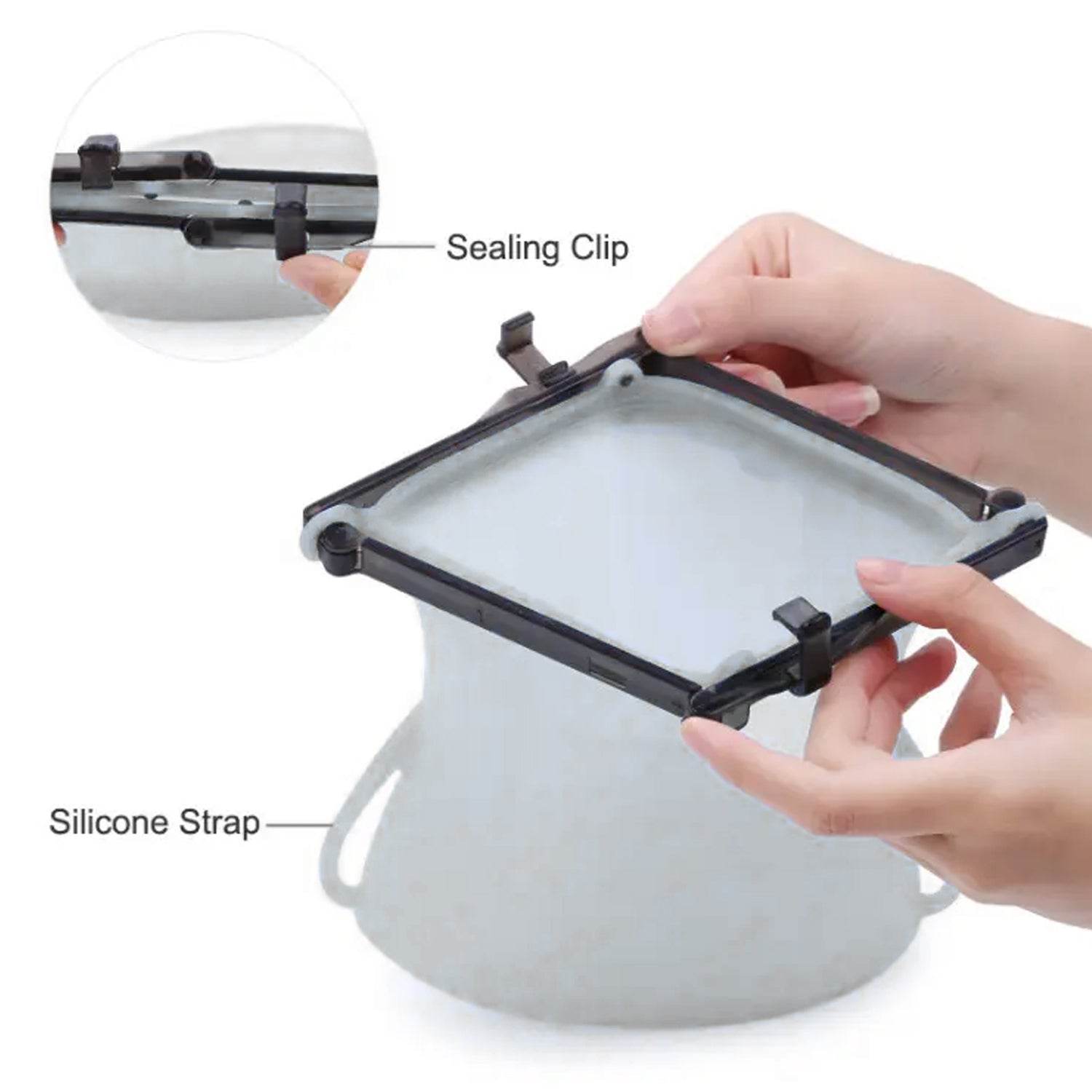 5985 Reusable Silicone Food Storage Bag 3 Bag Set Leakproof Lock Reusable Flat Bottom Freezer Bags Sandwich Bags Silicone Food Grade Kids Snack Bags Bpa Free Microwave Dishwasher Safe - 9XShoppy