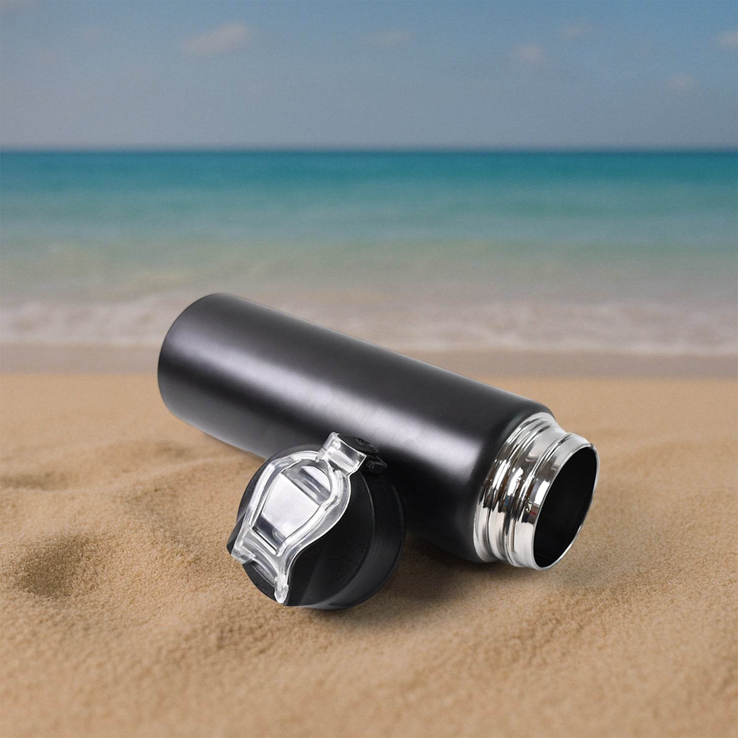 Stainless Steel Sports Water Bottle (Approx 500ml) - 9XShoppy