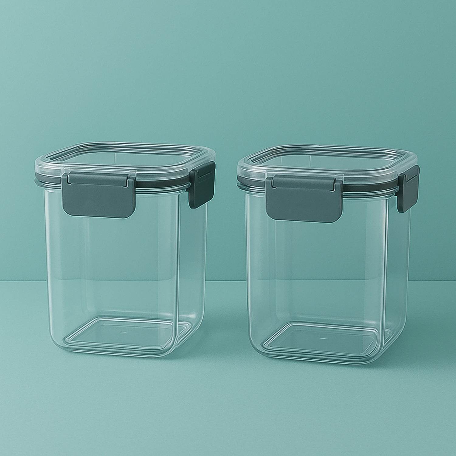 Apex Press N Lock Airtight Food Storage Container Set (2pc900ml) Approx - 9XShoppy