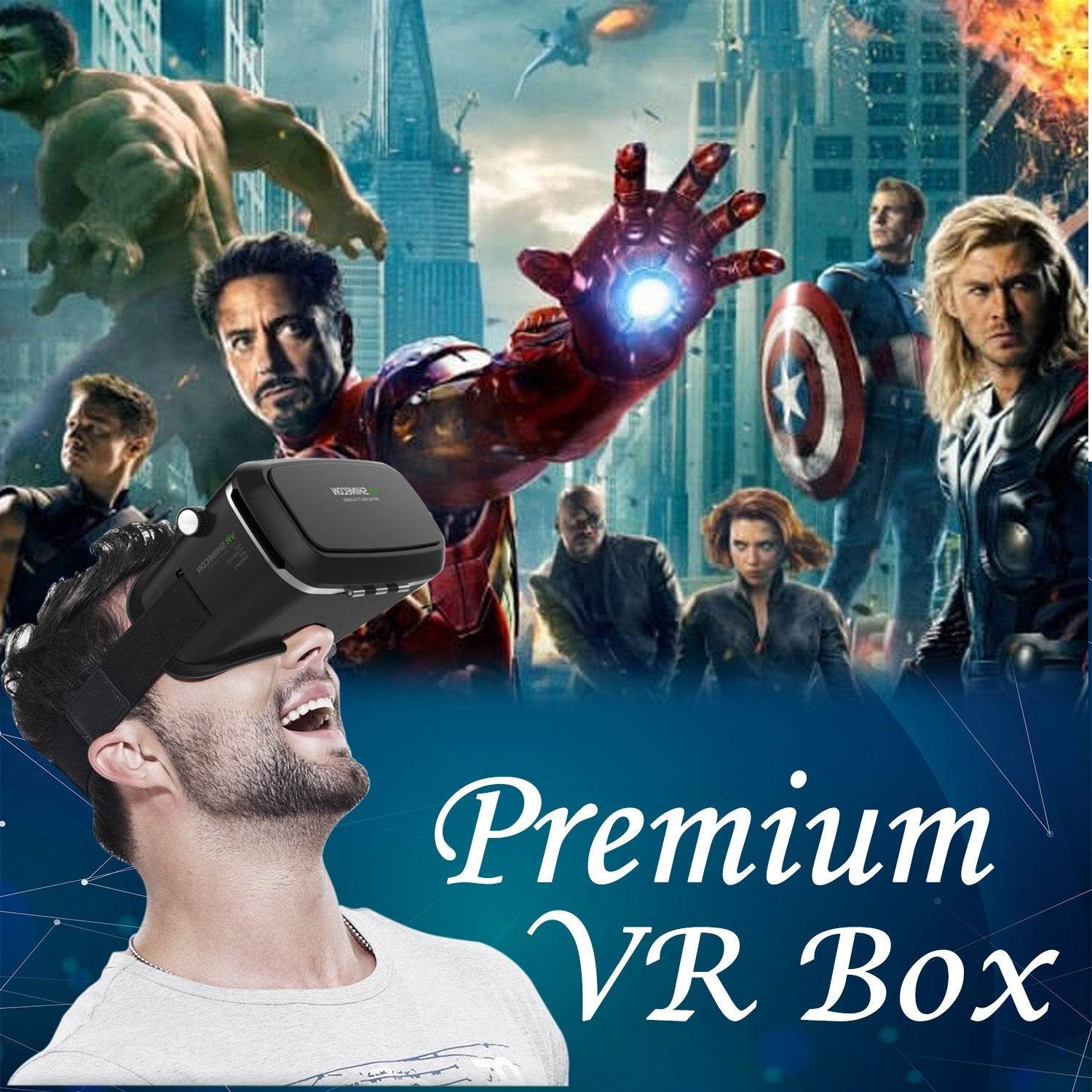 Vr Pro Virtual Reality 3d Glasses Headset - 9XShoppy