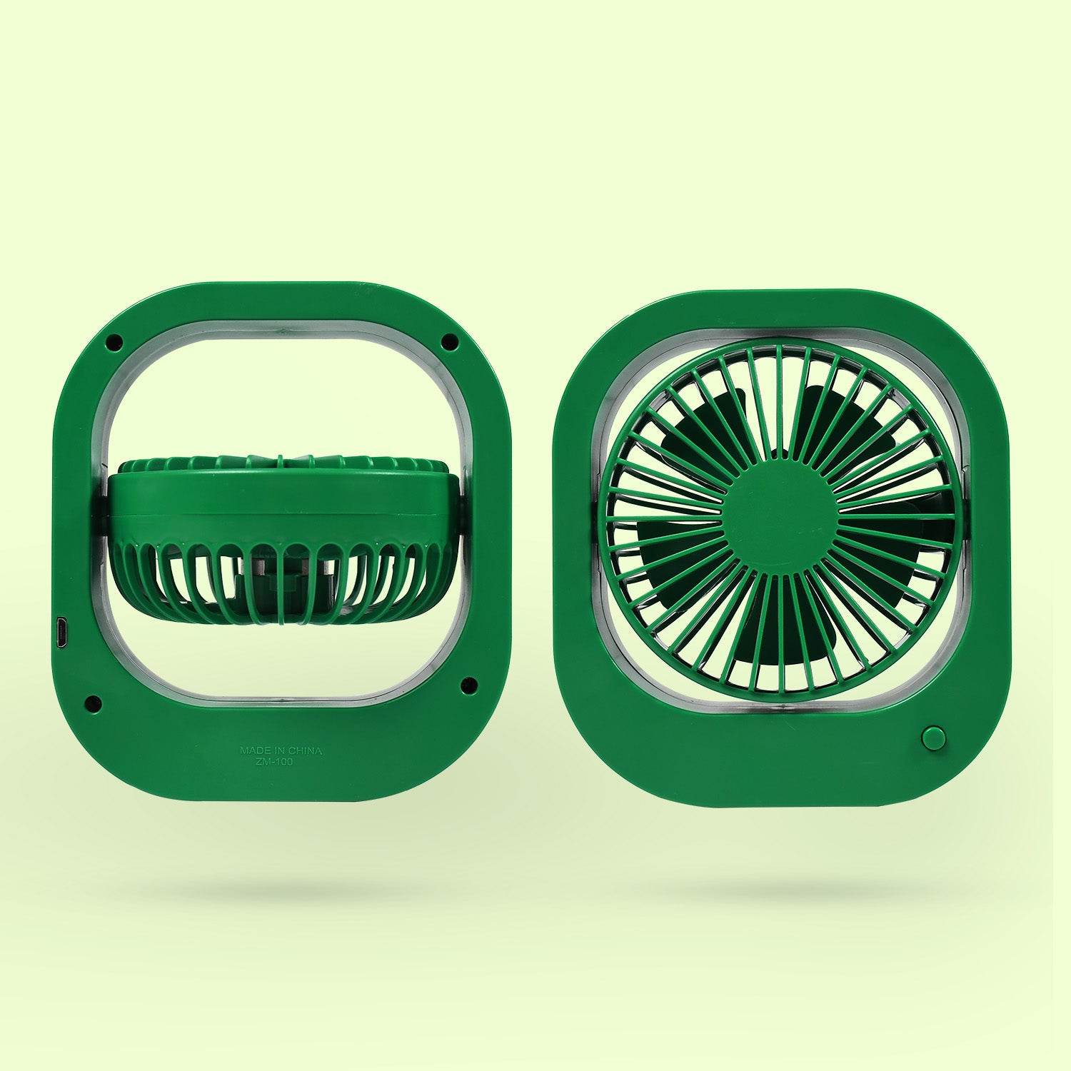 Portable Usb Fan - Rechargeable Fan With 2 Speeds 180 Rotating - 9XShoppy