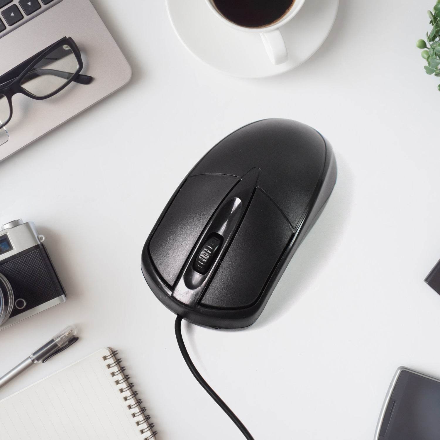 Computer Laptop Wired Optical Mouse M- 045 (1 Pc) - 9XShoppy