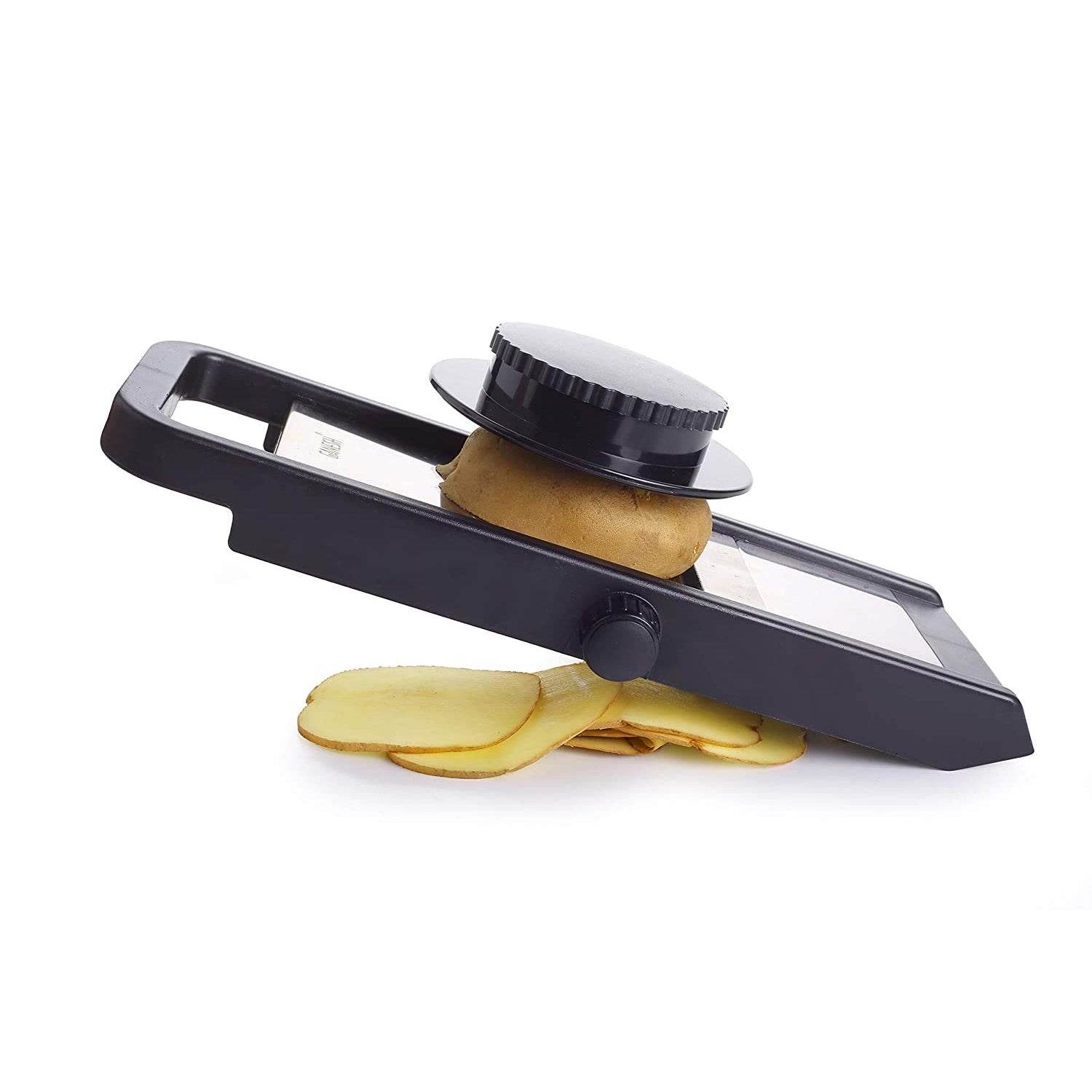 8120 Ganesh Adjustable Plastic Slicer 1-piece Blacksilver - 9XShoppy