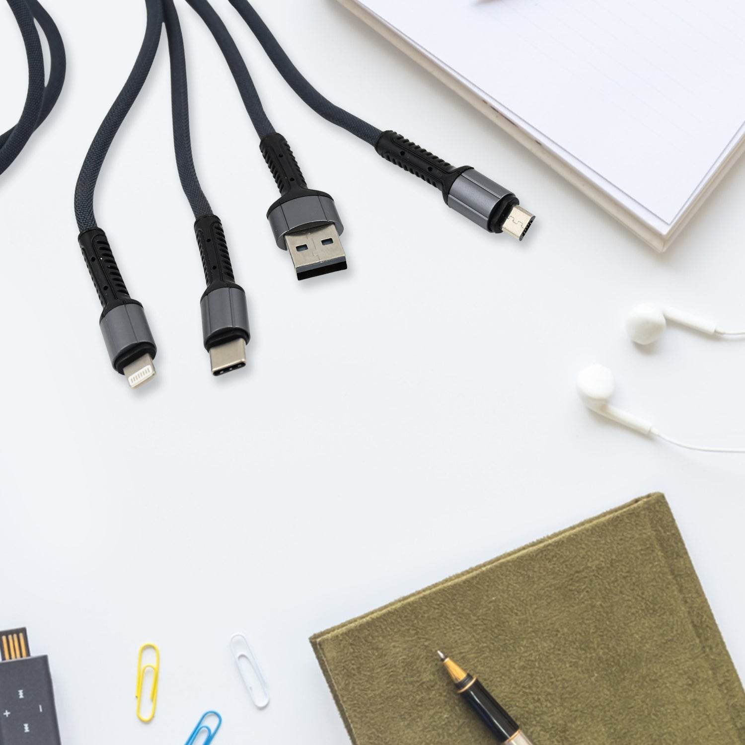 3 In 1 Multi Super Fast Charging Cable - 9XShoppy