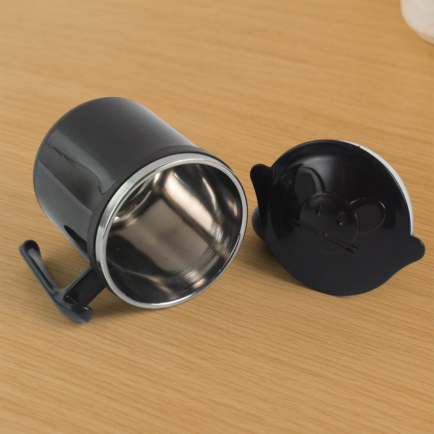 Apex Cat Mug 250 Ml Stainless Steel Insulated Inner With Cute Cat Print - 9XShoppy