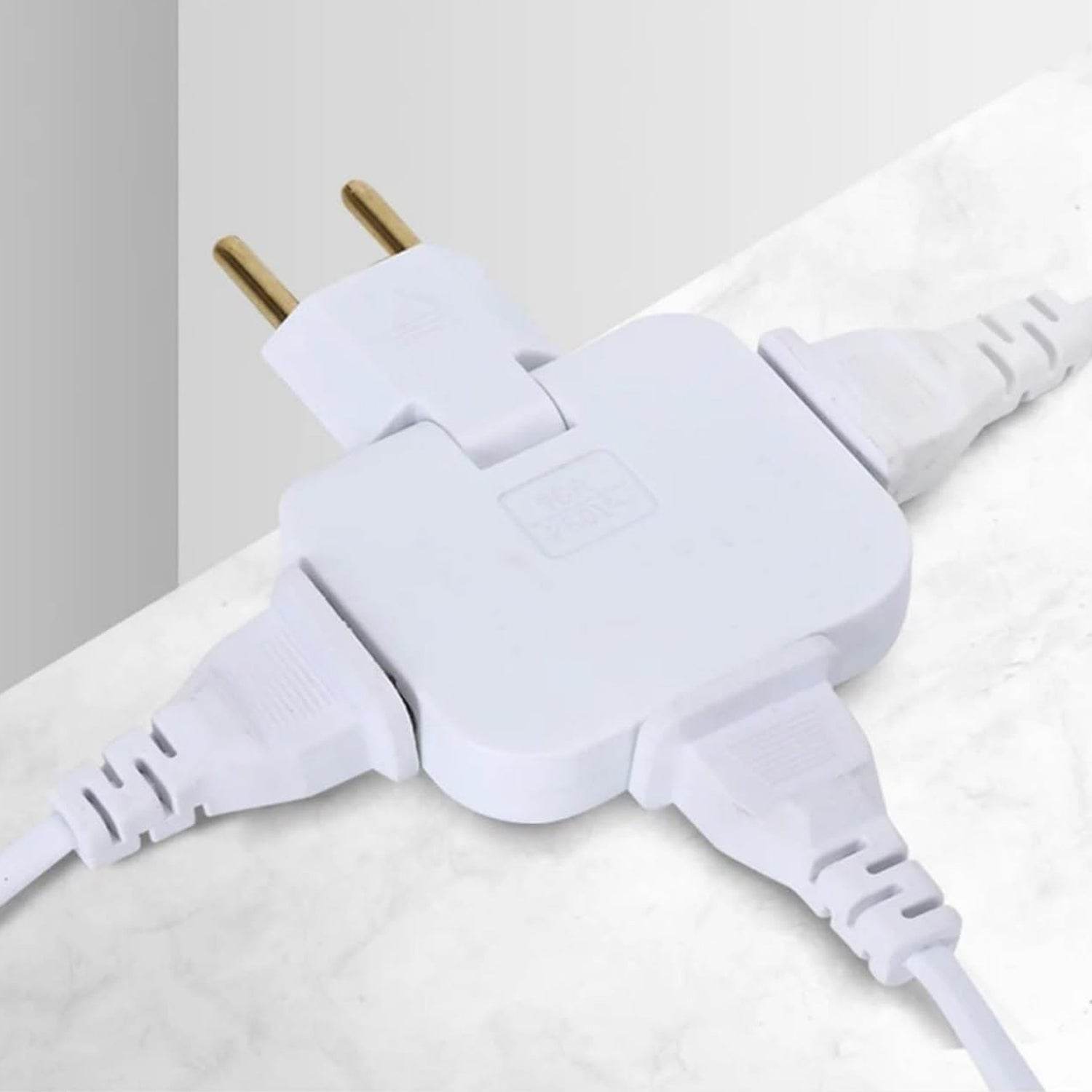 Wireless 3 In 1 Foldable Wall Plug Adapter Socket Converter (1 Pc) - 9XShoppy