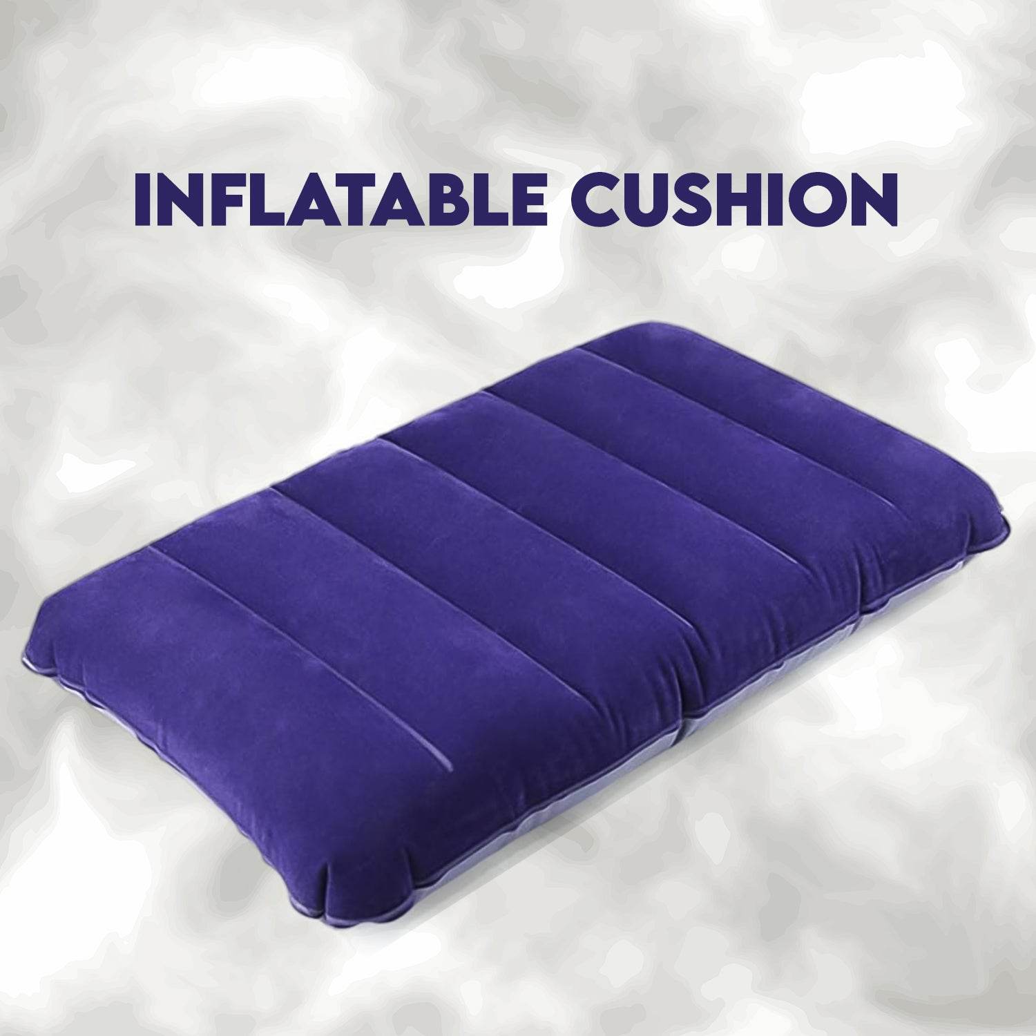 510 Velvet Air Inflatable Travel Pillow (Blue) - 9XShoppy