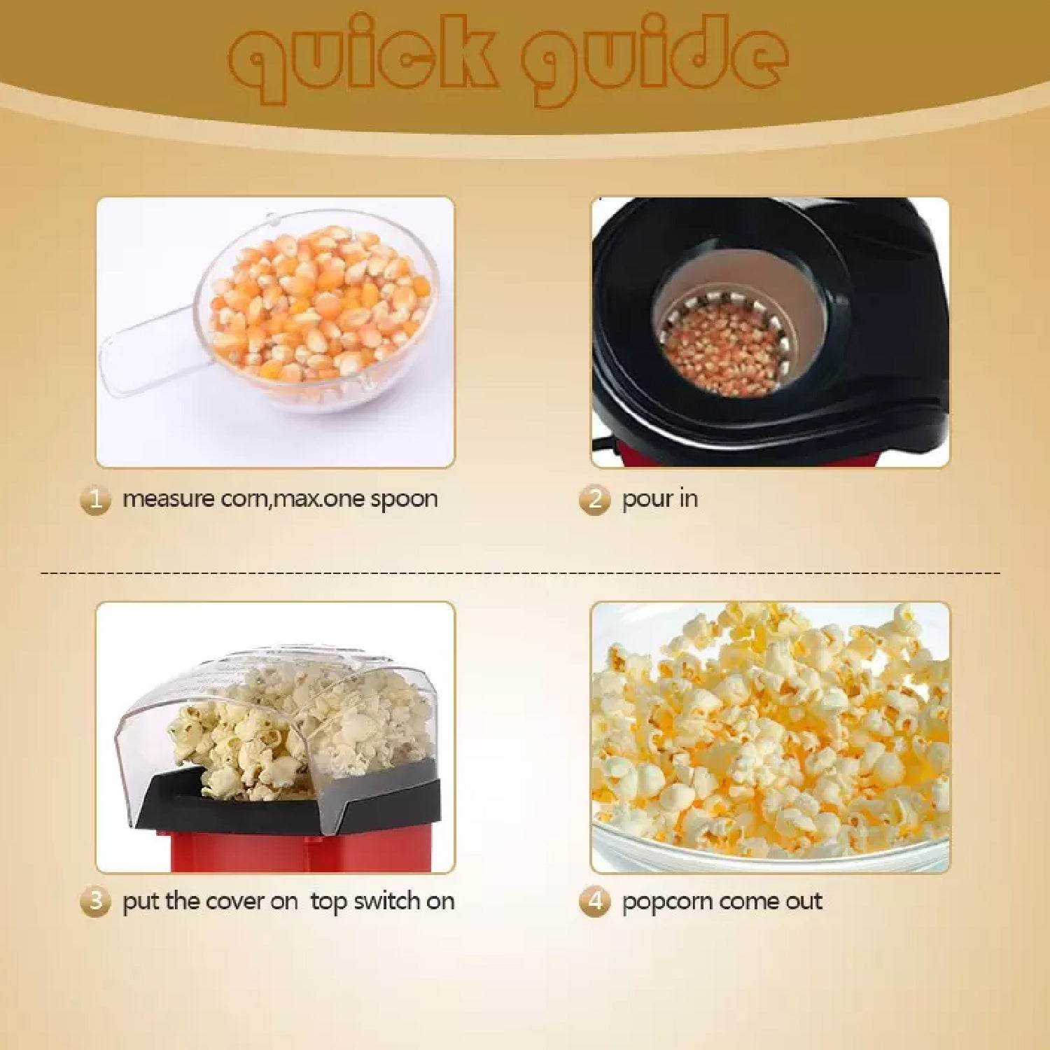 Pop-Corn Maker Machine Electric Snack Maker - 9XShoppy