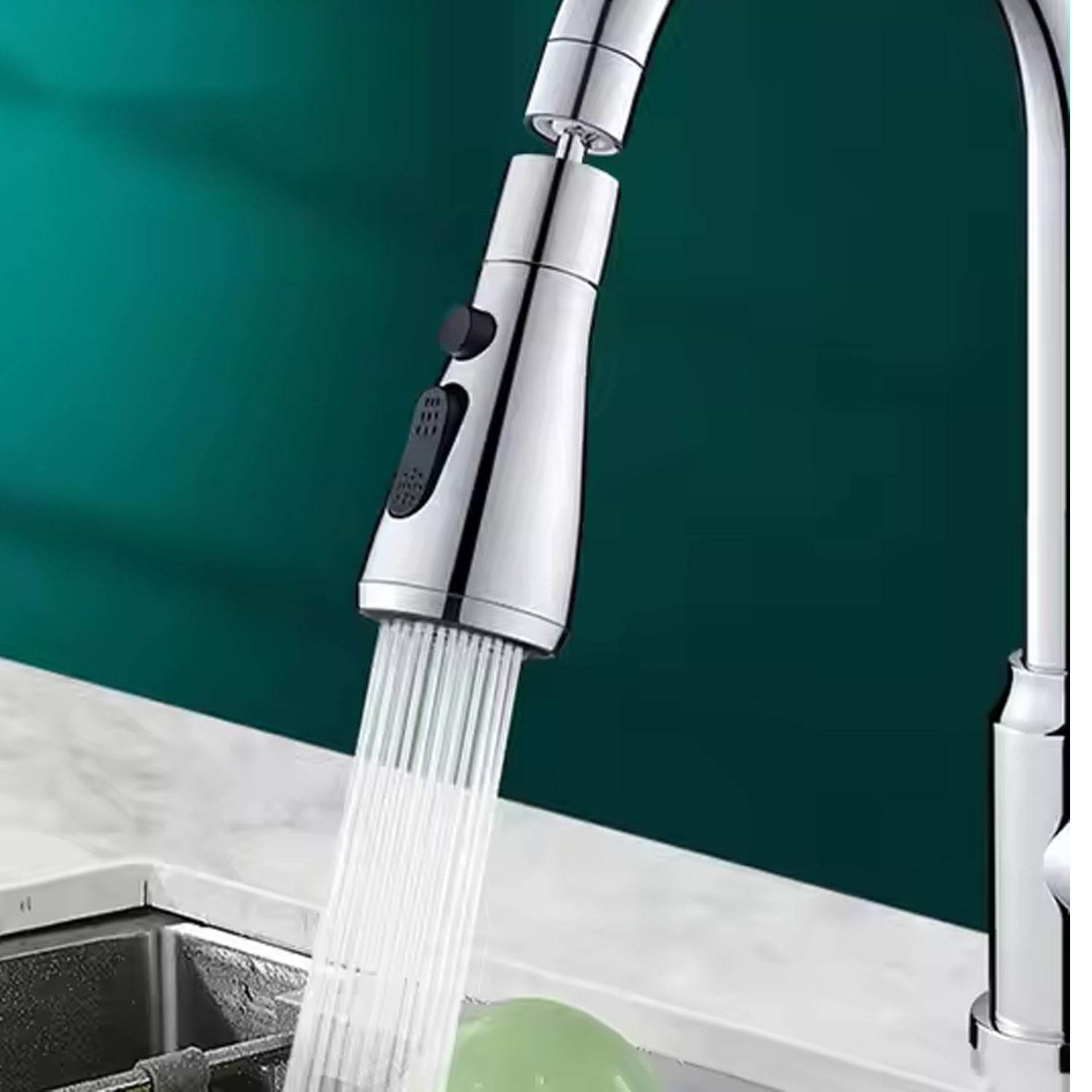 Kitchen Faucet 3-function Pull Down Sink Sprayer (1 Pc) - 9XShoppy
