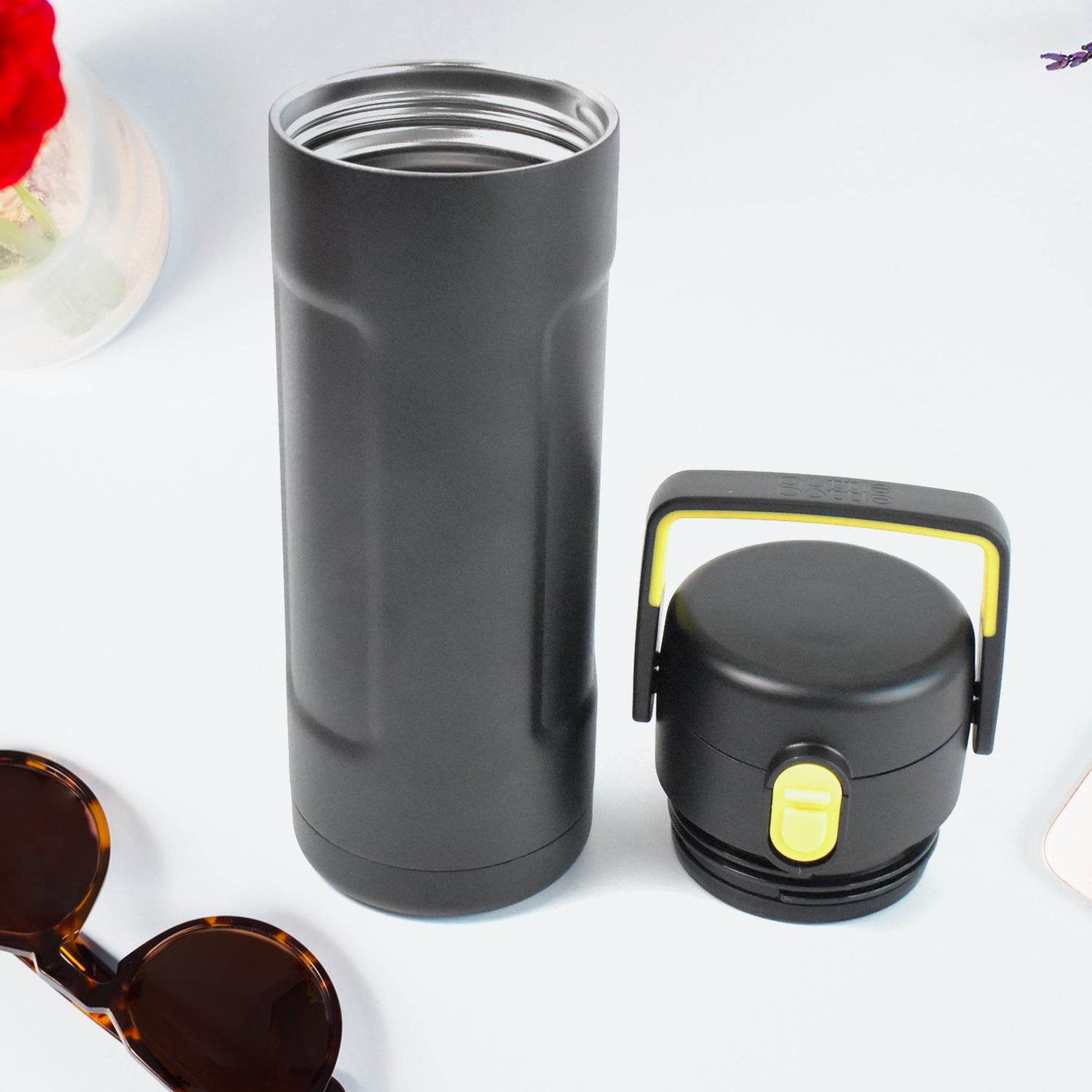Insulated Water Bottle - Vacuum Sealed Leak Proof Bpa Free - Perfect For Hot Cold Beverages - 9XShoppy