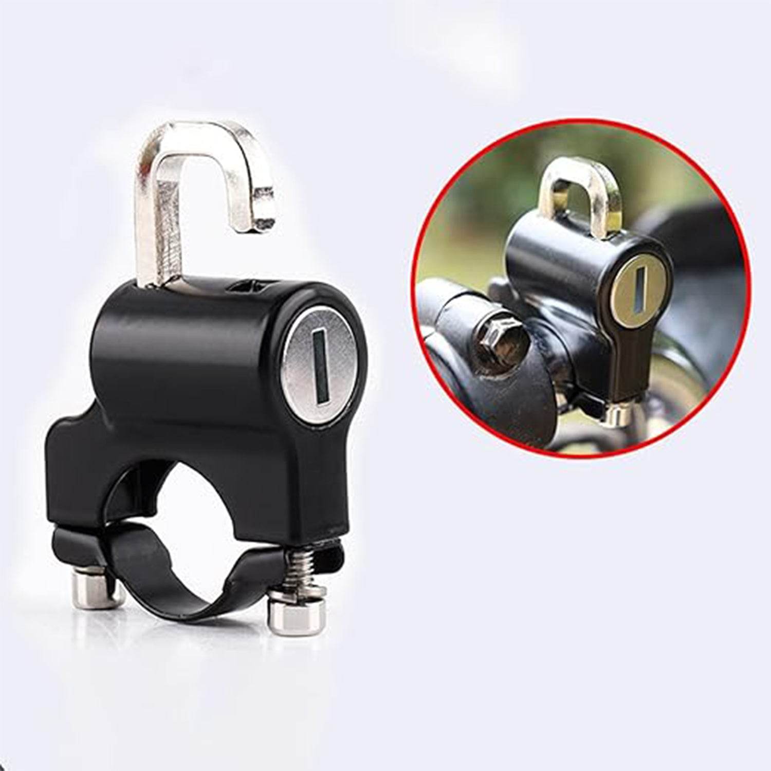 Heavy-duty Helmet Lock For Motorcycle - 9XShoppy