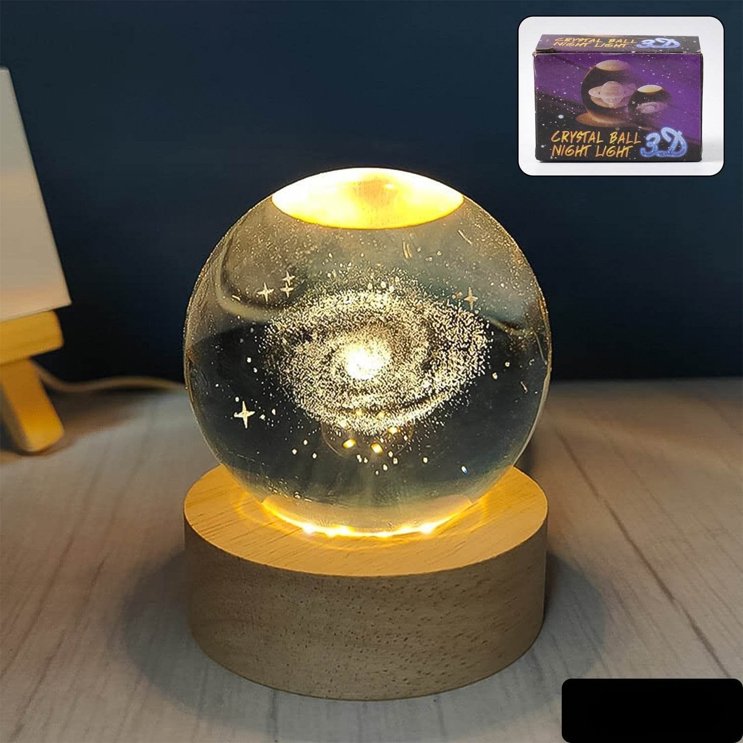 3d Crystal Ball Lamps With Base (1 Pc) - 9XShoppy