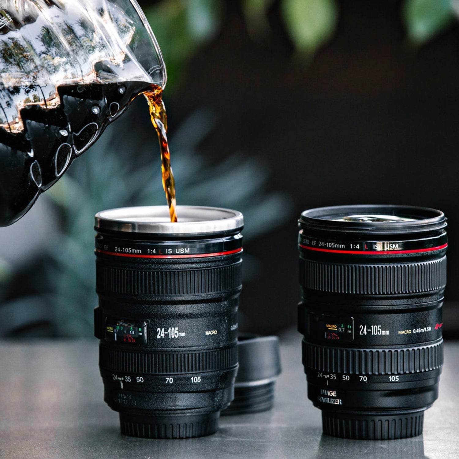 Plastic Camera Lens Stainless Steel Coffee Mug - 9XShoppy