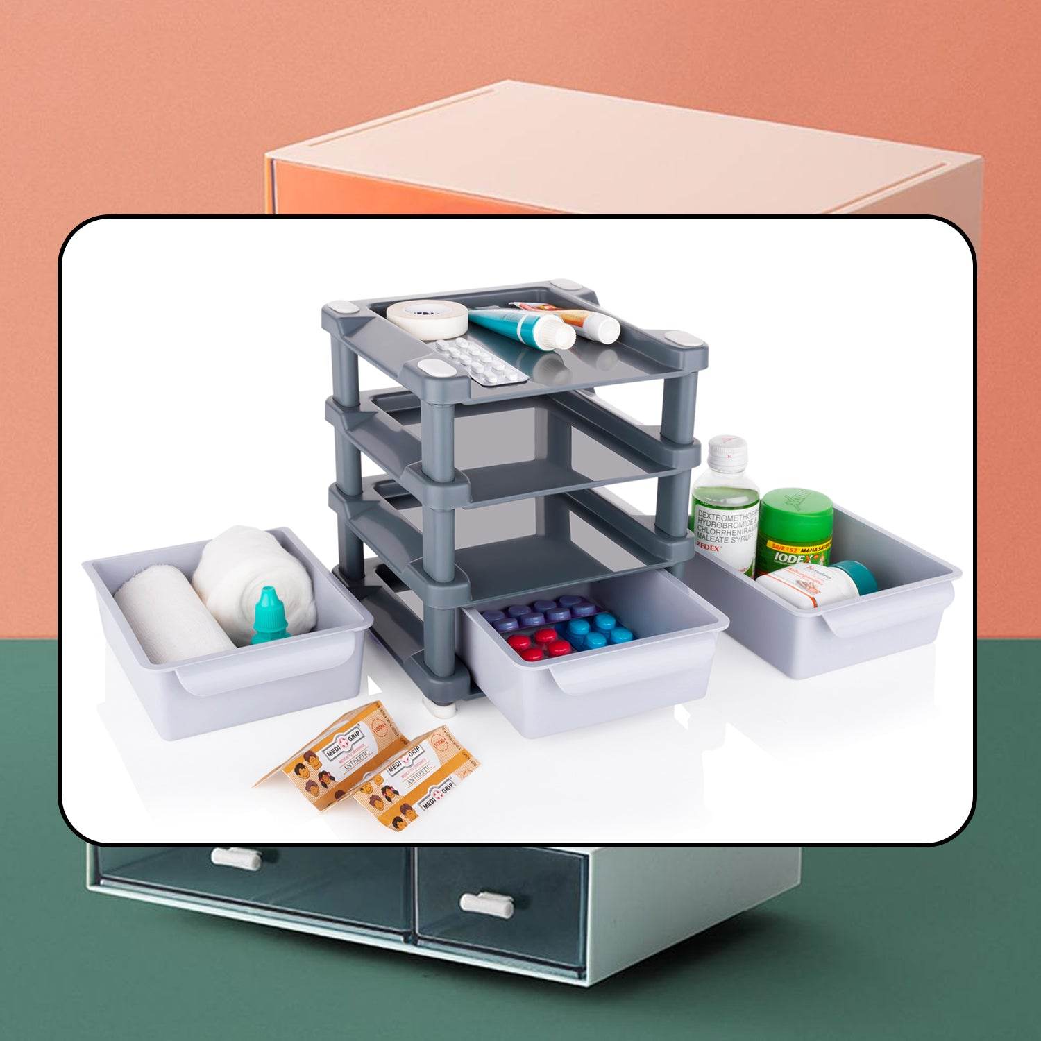 3 Layer Mini Drawer Storage - 9XShoppy