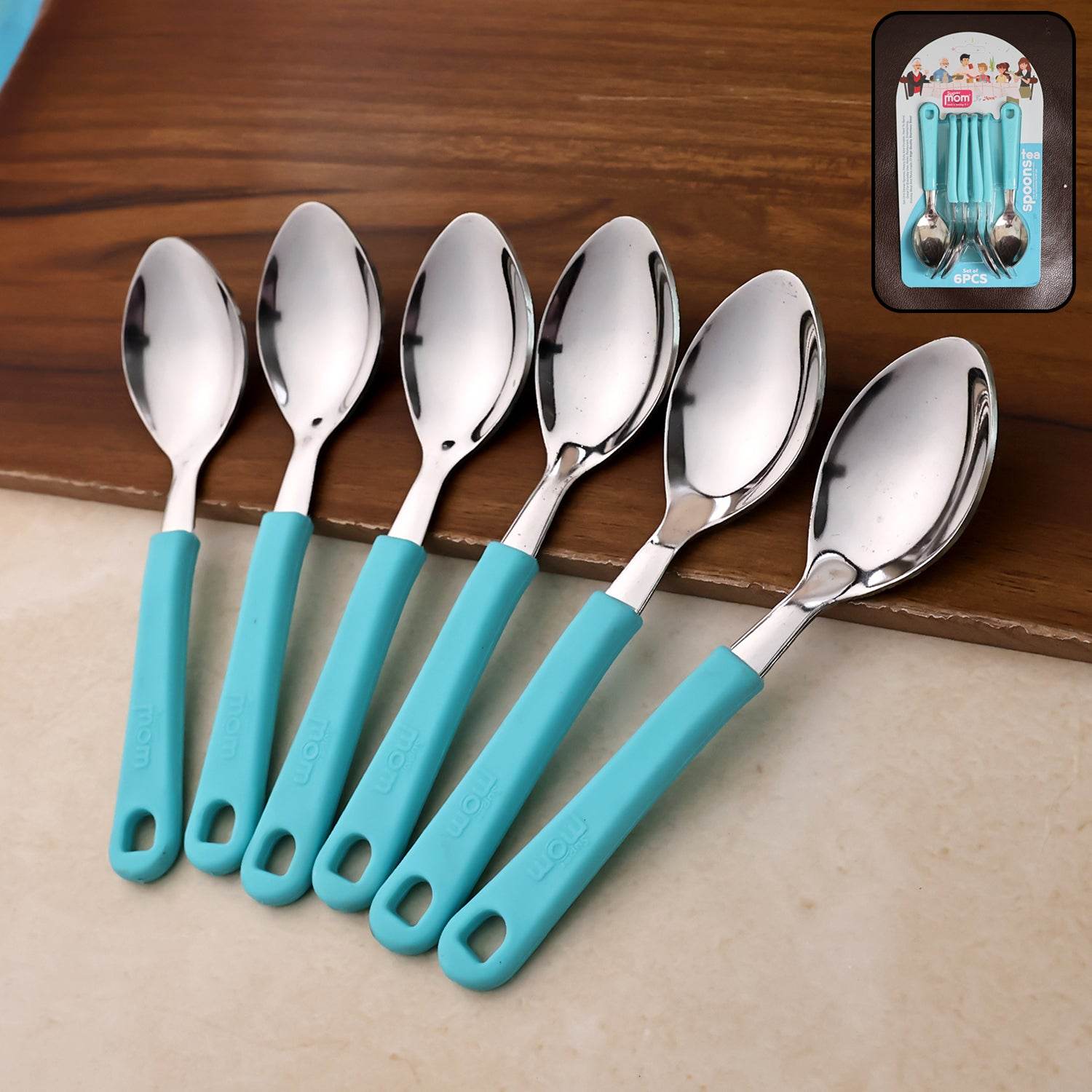 Supermom Stainless Steel Tea Spoon (6 Pc Set) - 9XShoppy