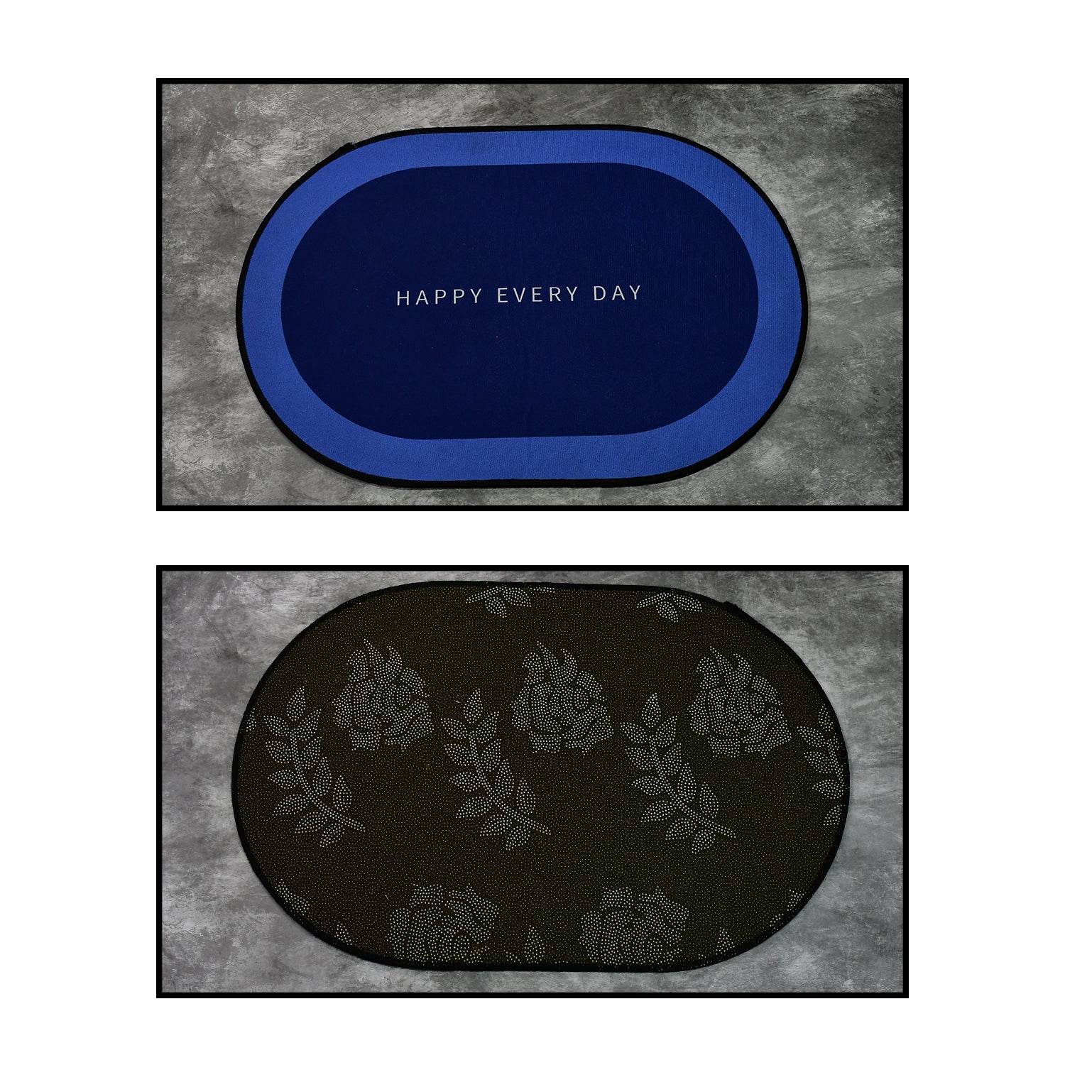 Super Absorbent Floor Mat Bath Mat Soft Carpet Slip-resistant Bathing Room Rug Floor Door Mat Instant Drying Mat Bathroom Rug Absorbent Bath Mat - 9XShoppy