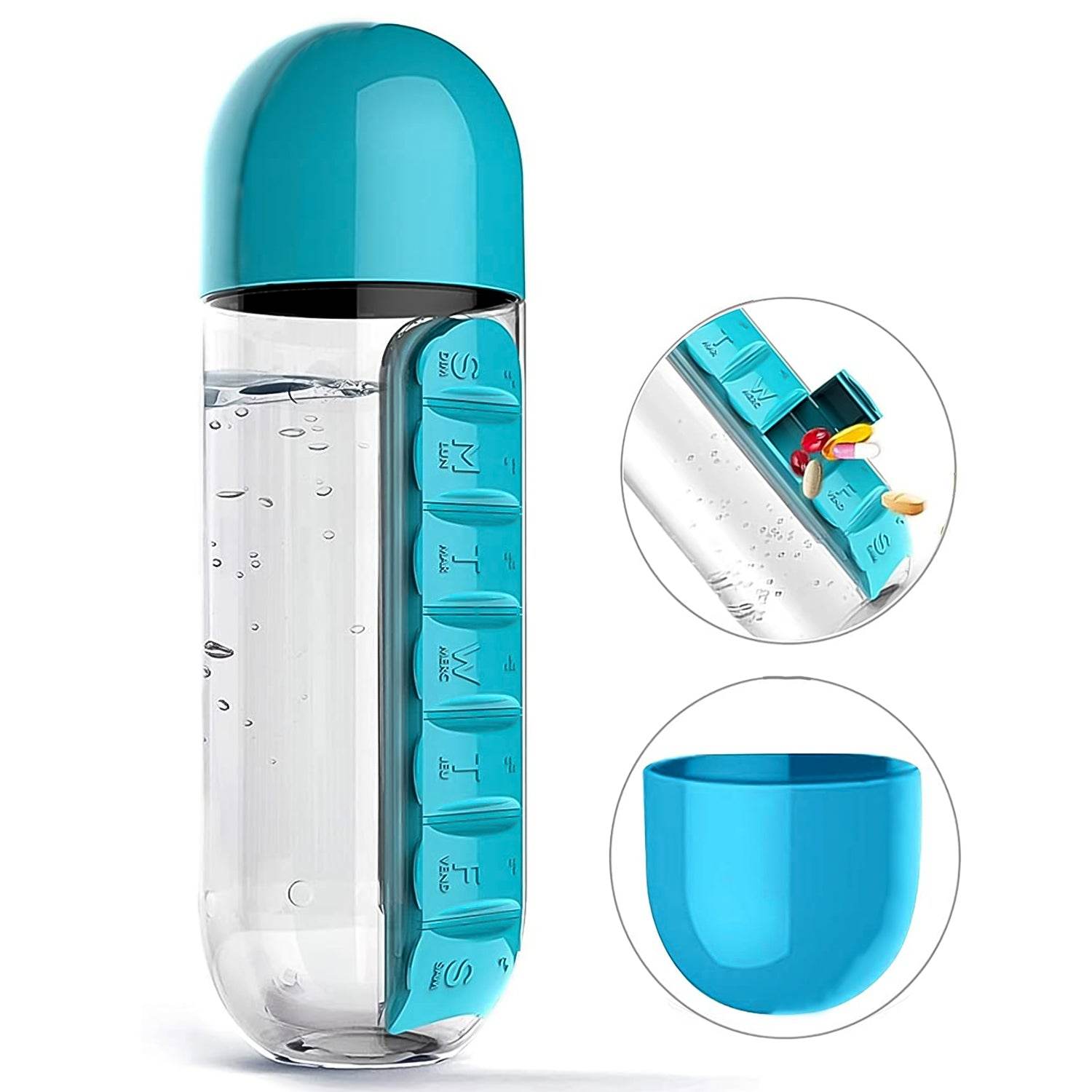 Vitamin Bottle Water Bottle - 9XShoppy