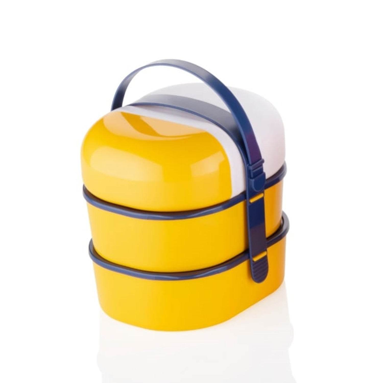 7158 Mr. Chef Smart Lunch Box Capsule Shape Strap-on Lunch Box With Water Bottle And Handle - 9XShoppy