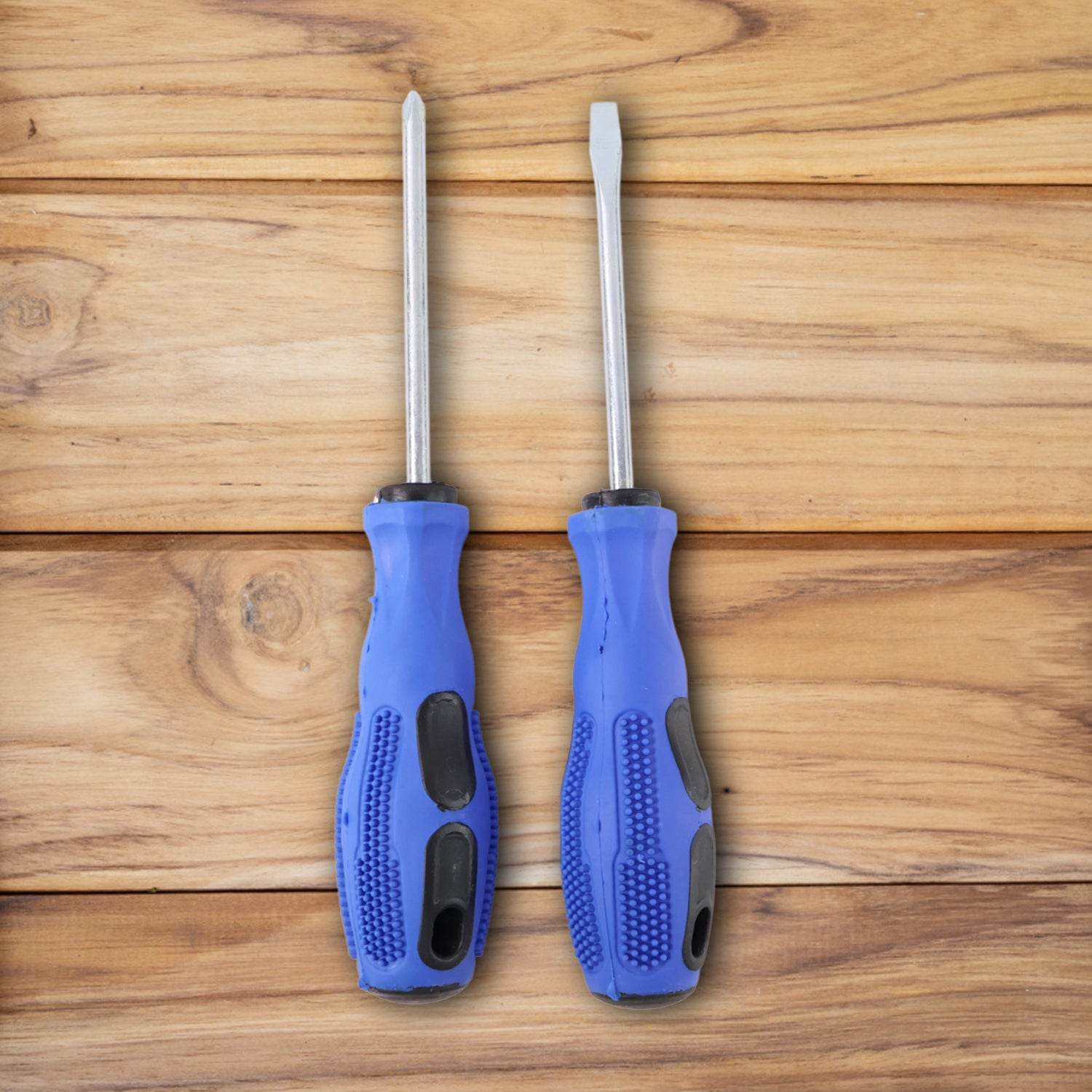 8 In 1 Hand Tool Kit Steel And Plastic Hammer Screwdriver Tape - 9XShoppy