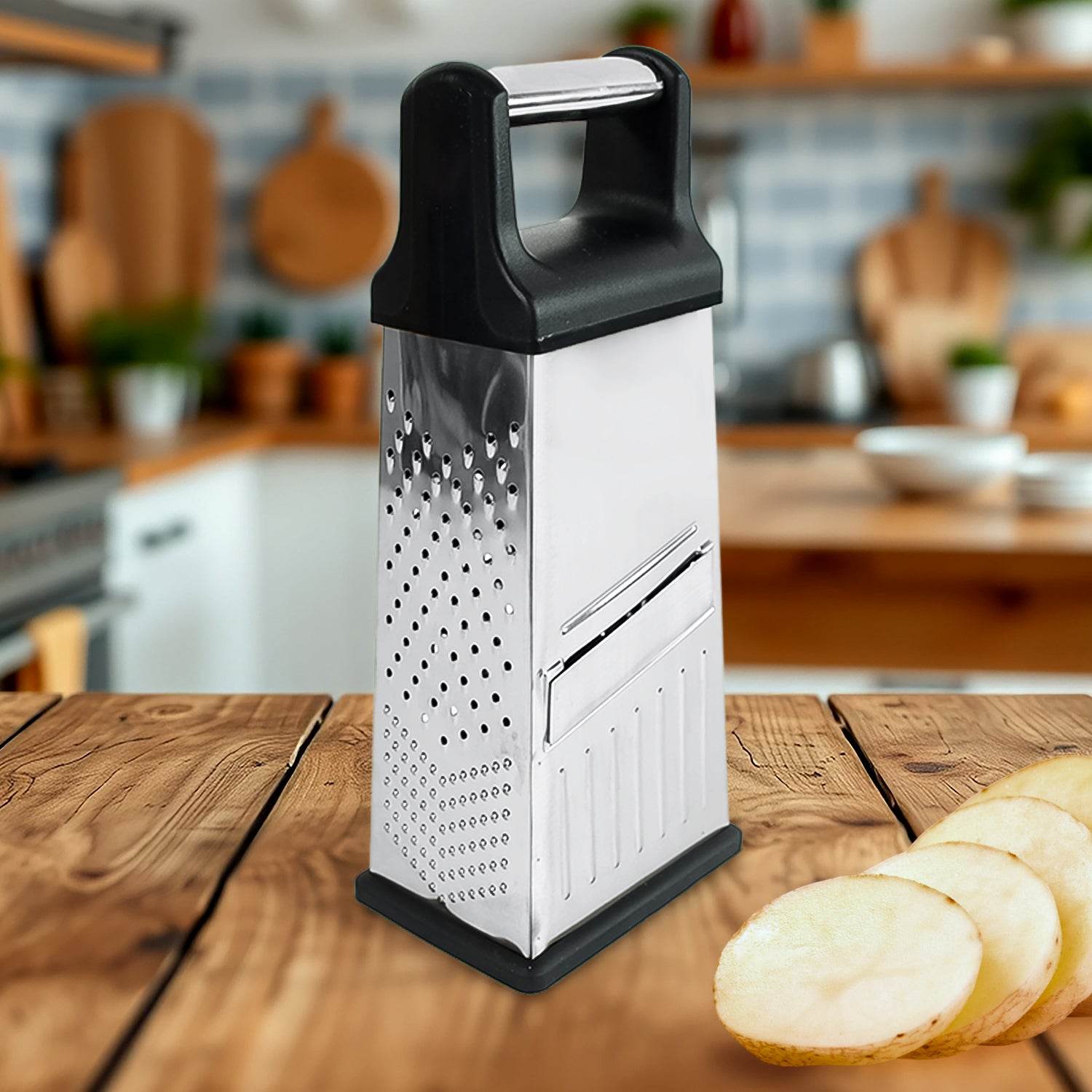 Apex 5-in-1 Master Stainless Steel Multipurpose Slicer And Grater - 9XShoppy