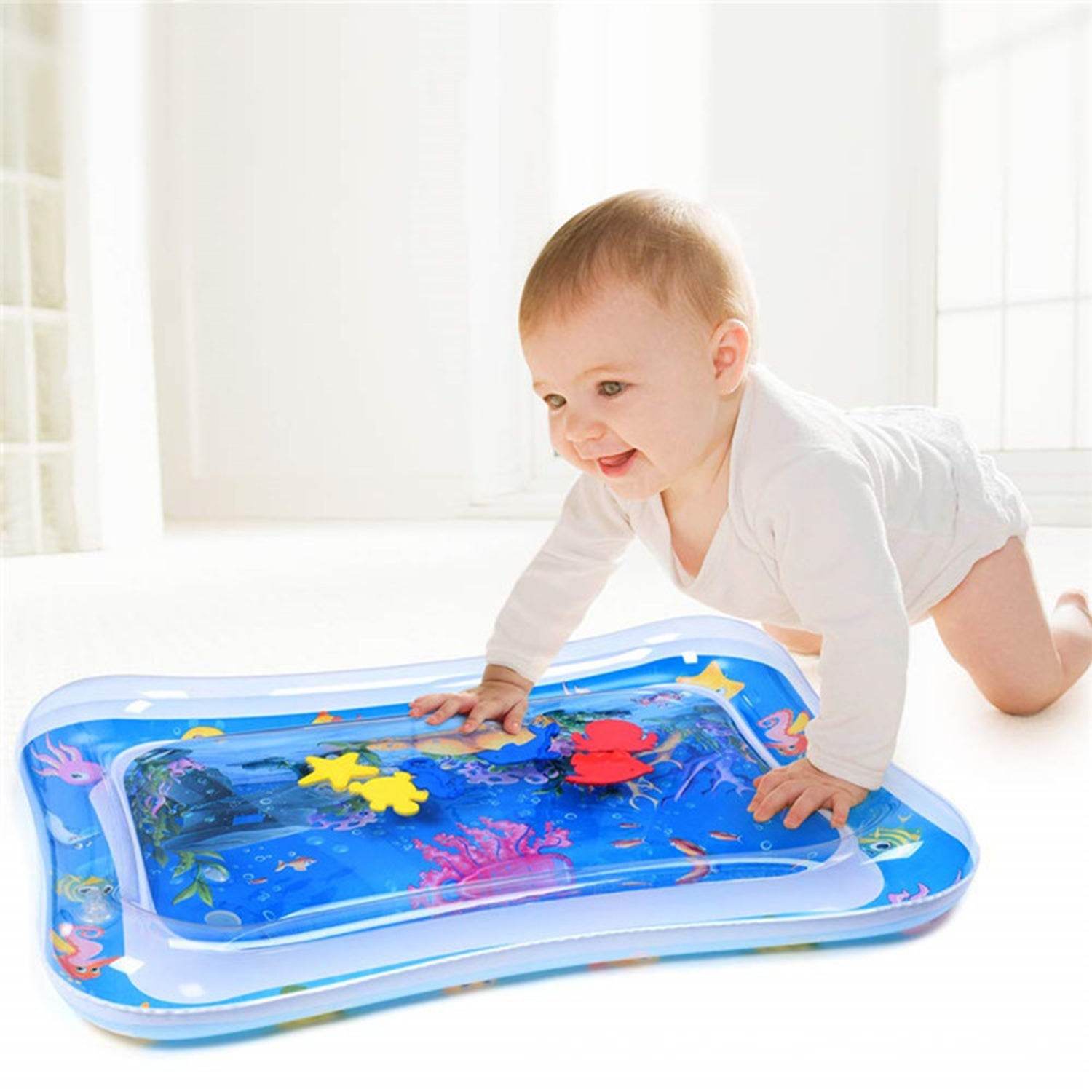 Baby Water Mat Inflatable Baby Play Mat Activity Center - 9XShoppy