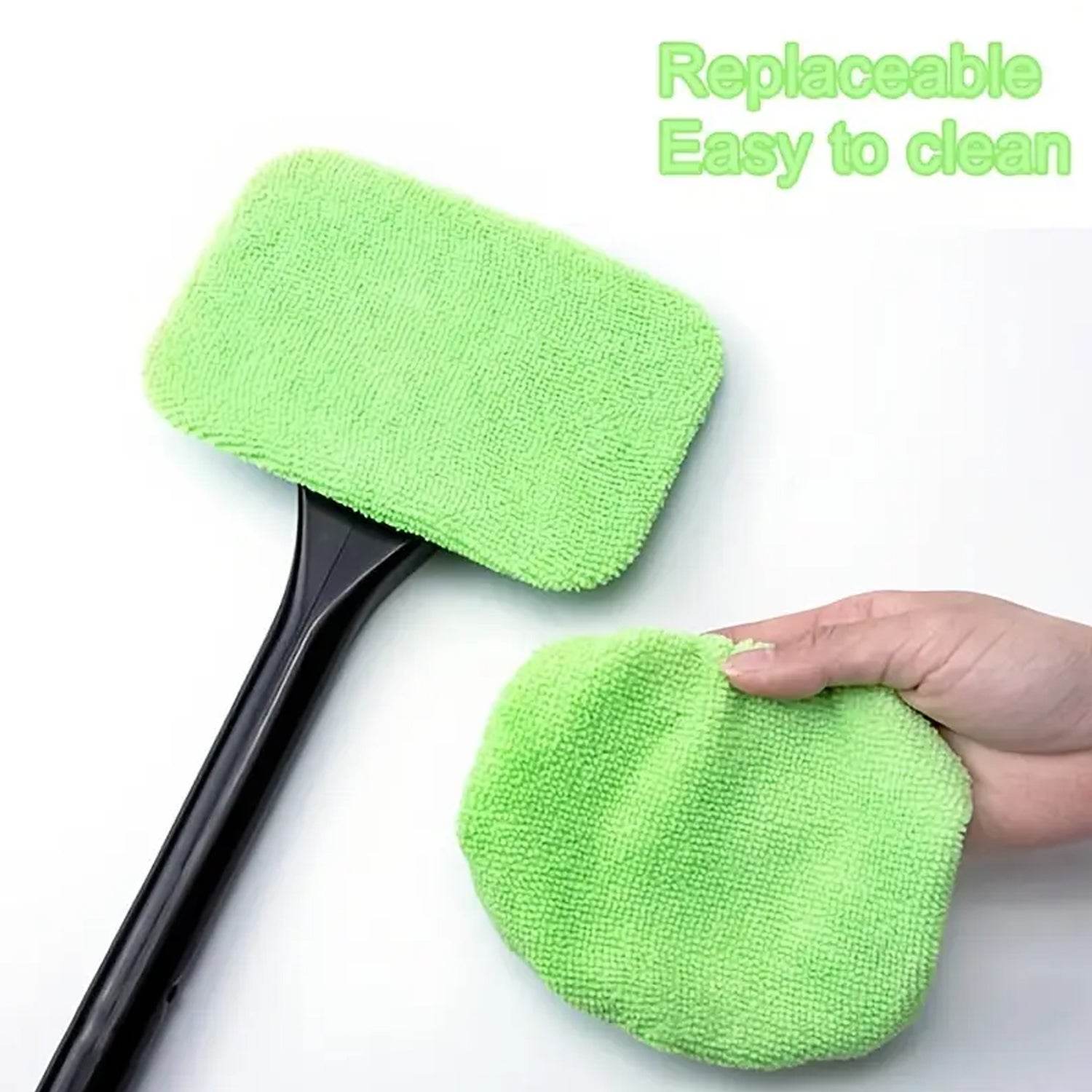 Windshield Clean Car Glass Cleaner Wiper With Microfiber Cloth (1 Pc 38 Cm Long) - 9XShoppy