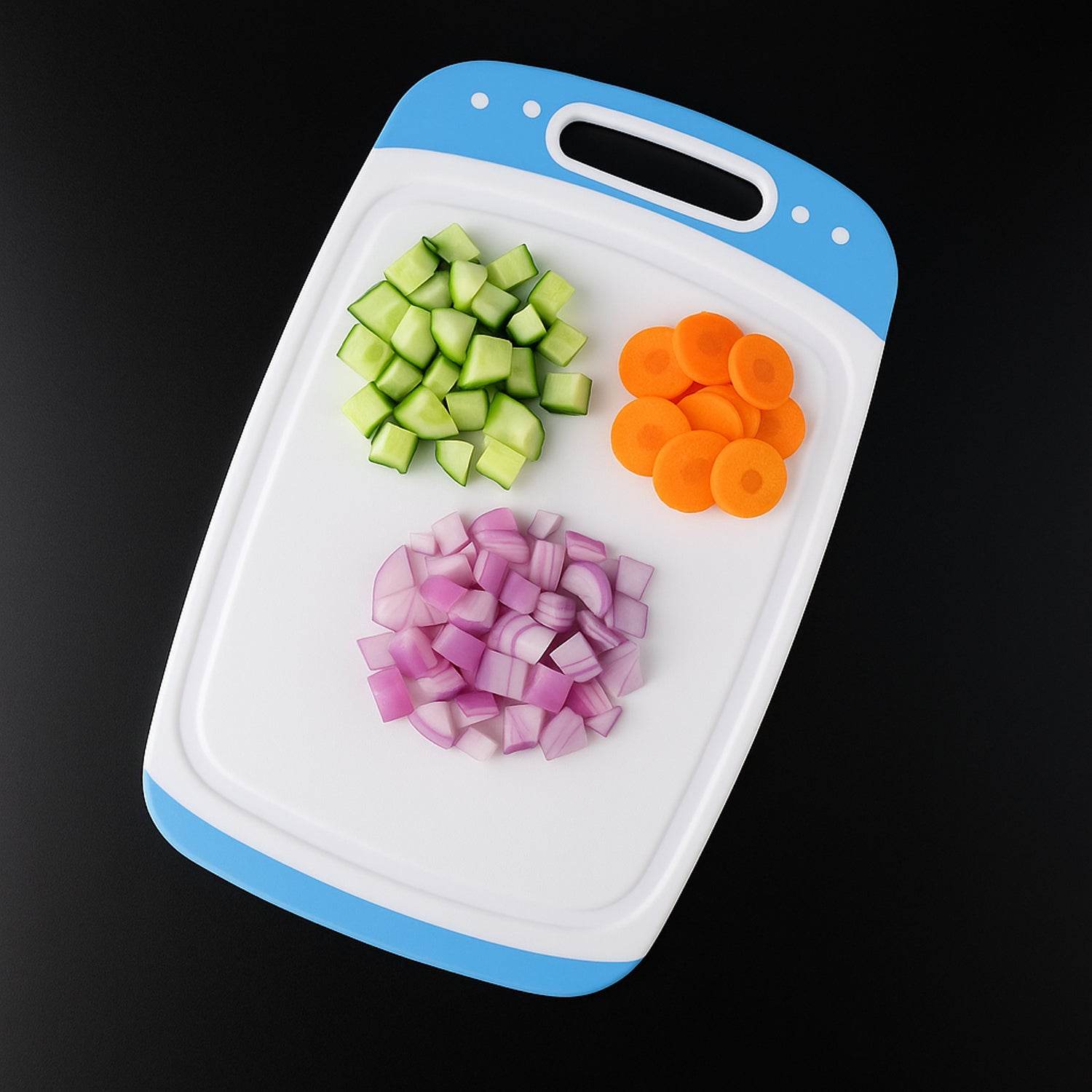 Ganesh Vegetables And Fruits Cutting Chopping Board Plastic Chopper Cutter Board (1 Pc) - 9XShoppy