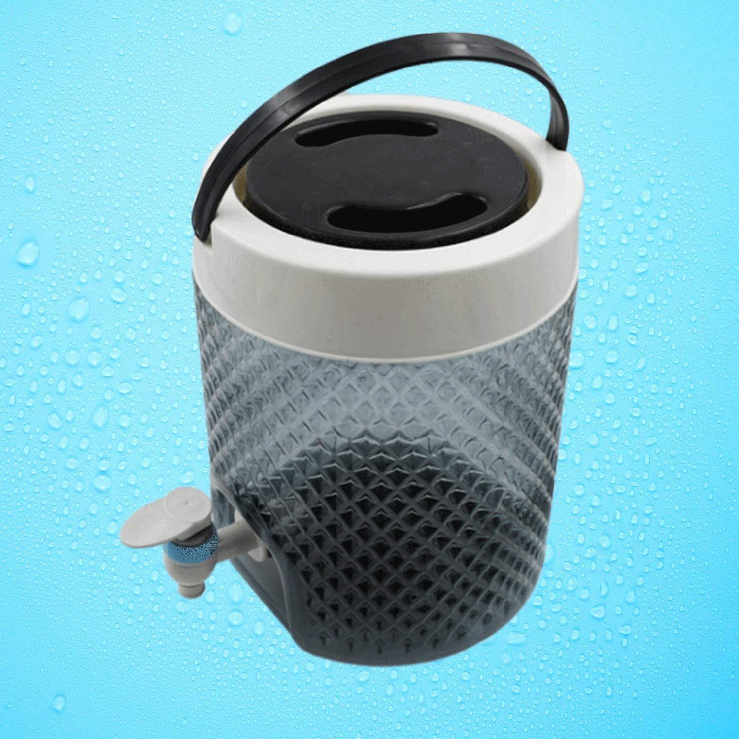 5984 Diamond Cut Design Plastic Water Jug To Carrying Water And Other Beverages (4500ml) - 9XShoppy
