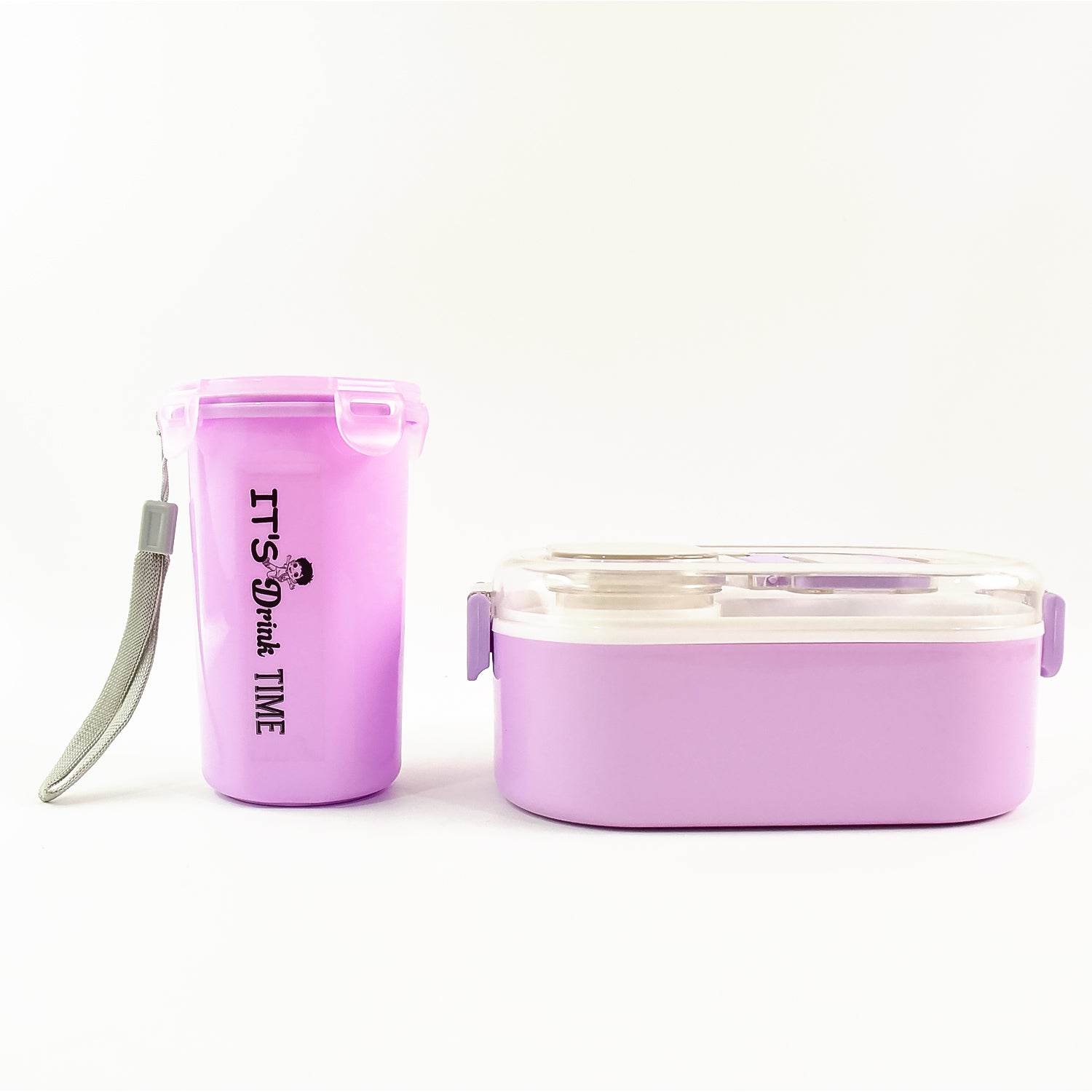 Multi-functional 1 Set Leakproof Lunch Box With Cutlery Tumbler - 9XShoppy