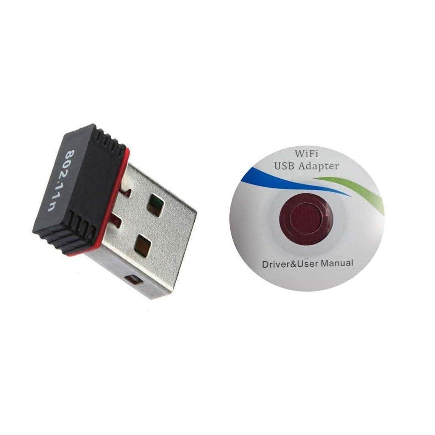 7224 Wi-fi Receiver Wireless Mini Wi-fi Network Adapter With With Driver Cd For Computer Laptop And Etc Device Use - 9XShoppy
