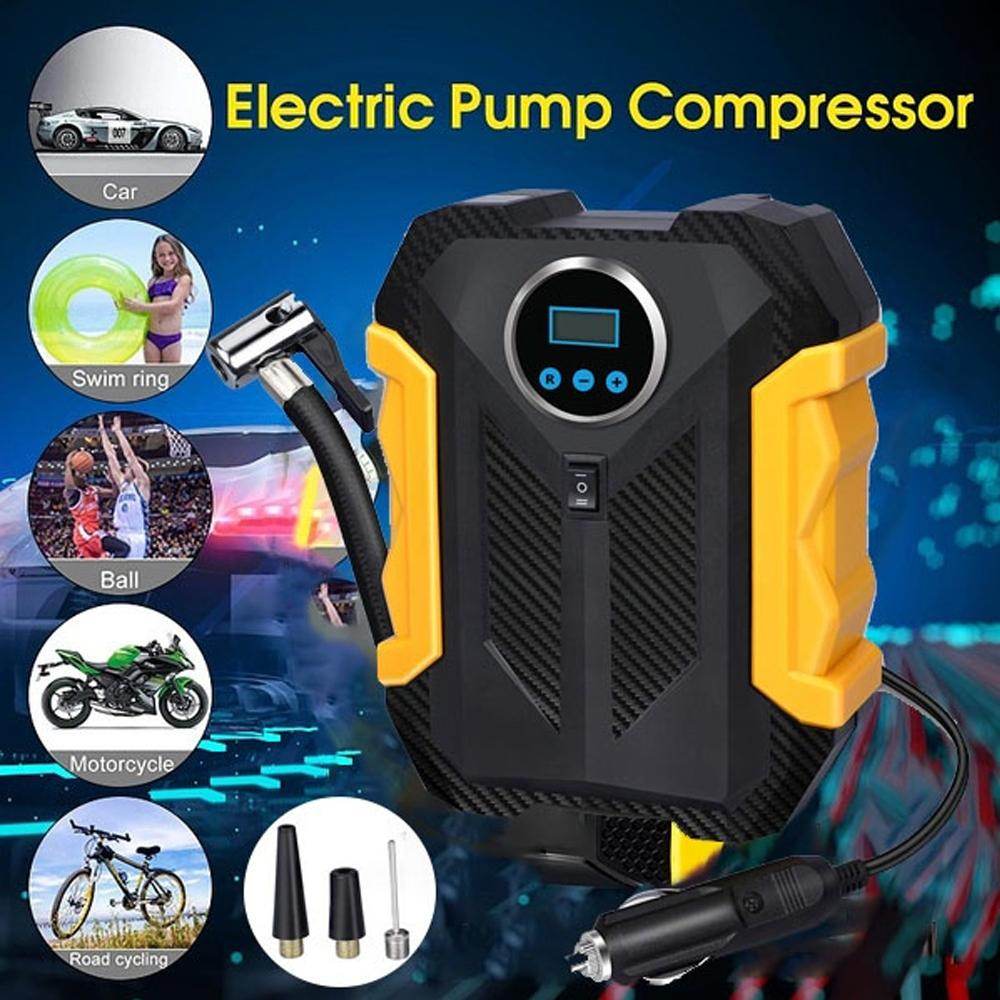 Portable Electric Car Air Compressor Pump For Car And Bike Tyre - 9XShoppy