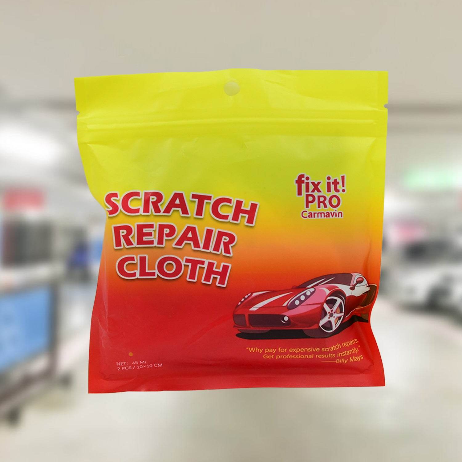8527 Nano Magic Car Scratch Remover Cloth Multipurpose Scratch Repair Cloth Cloth For Car Paint Scratch Repair Easy To Repair Slight Scratches On The Surface Polishing Repeatable Use For All Kinds Of Car (45 Ml Repair Solution 2 Gloves 2 Nano Cloth) - 9XShoppy