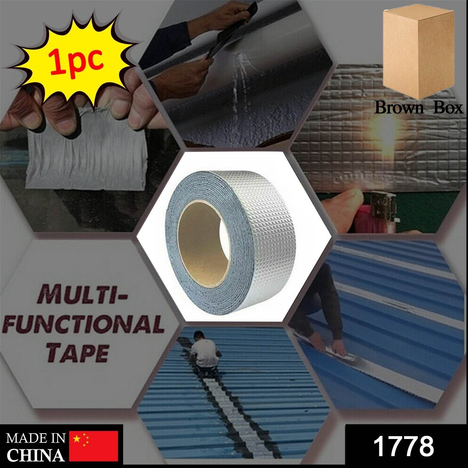 1778 Aluminium Self Adhesive Foil Tape - 9XShoppy