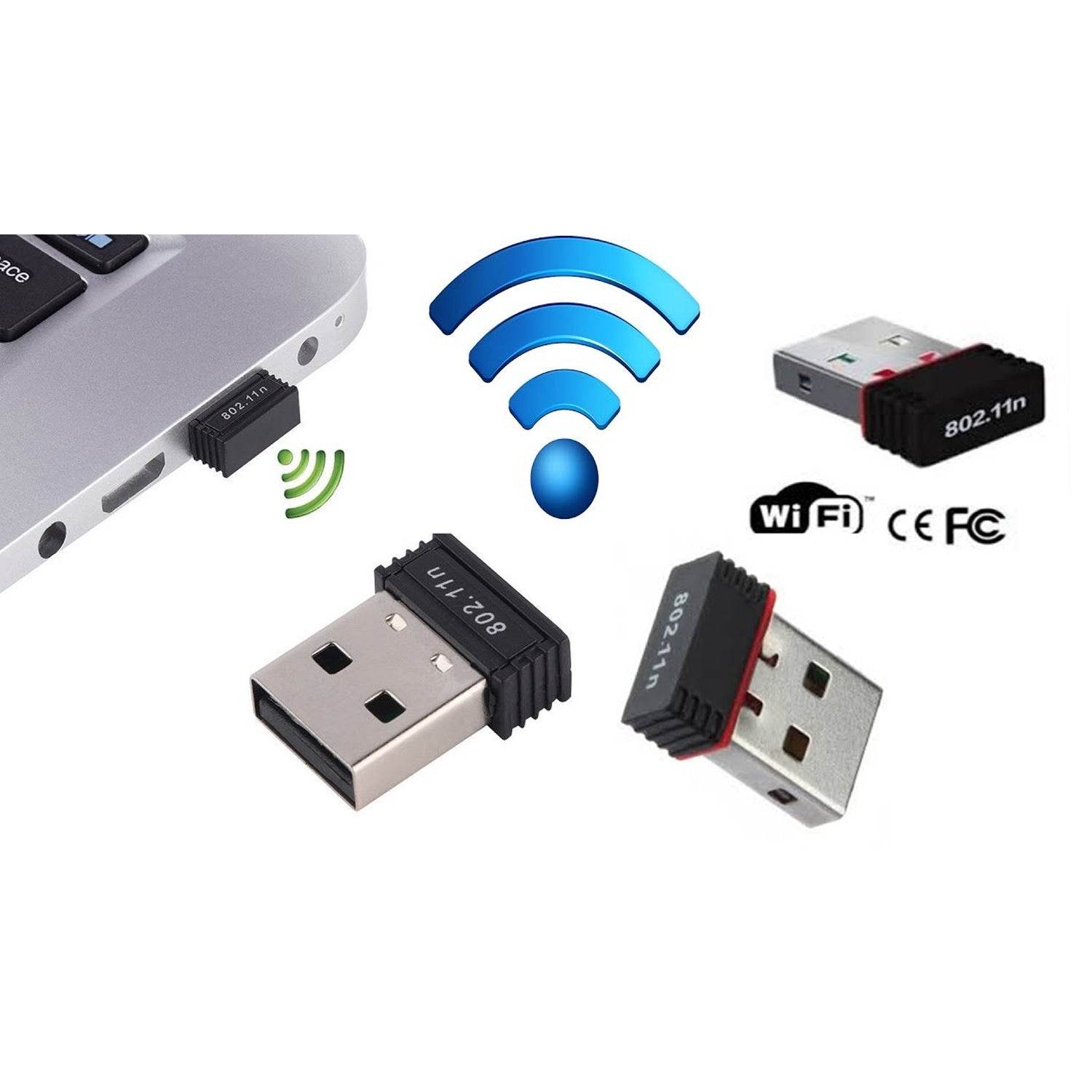 7224 Wi-fi Receiver Wireless Mini Wi-fi Network Adapter With With Driver Cd For Computer Laptop And Etc Device Use - 9XShoppy