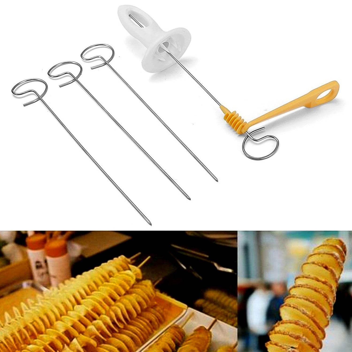 Potato Spiral Cutter Potato Twister 1 Set - 9XShoppy