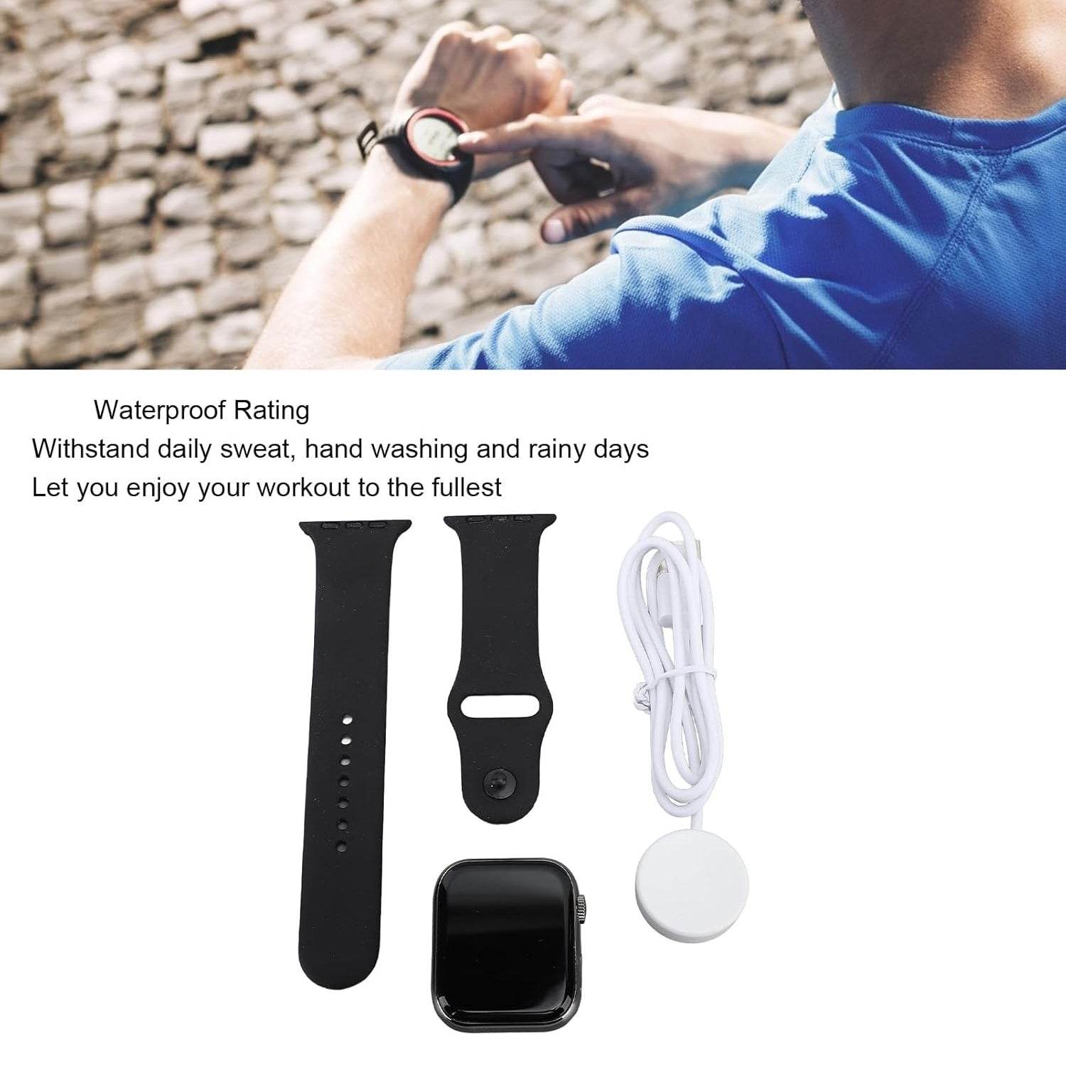 Tx10 Pro Max Large Display Wireless Charging Smartwatch (1 Pc) - 9XShoppy