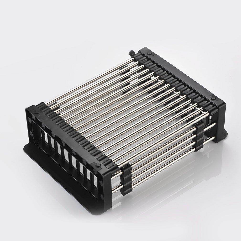 2189 Stainless Steel Expandable Kitchen Sink Dish Drainer - 9XShoppy