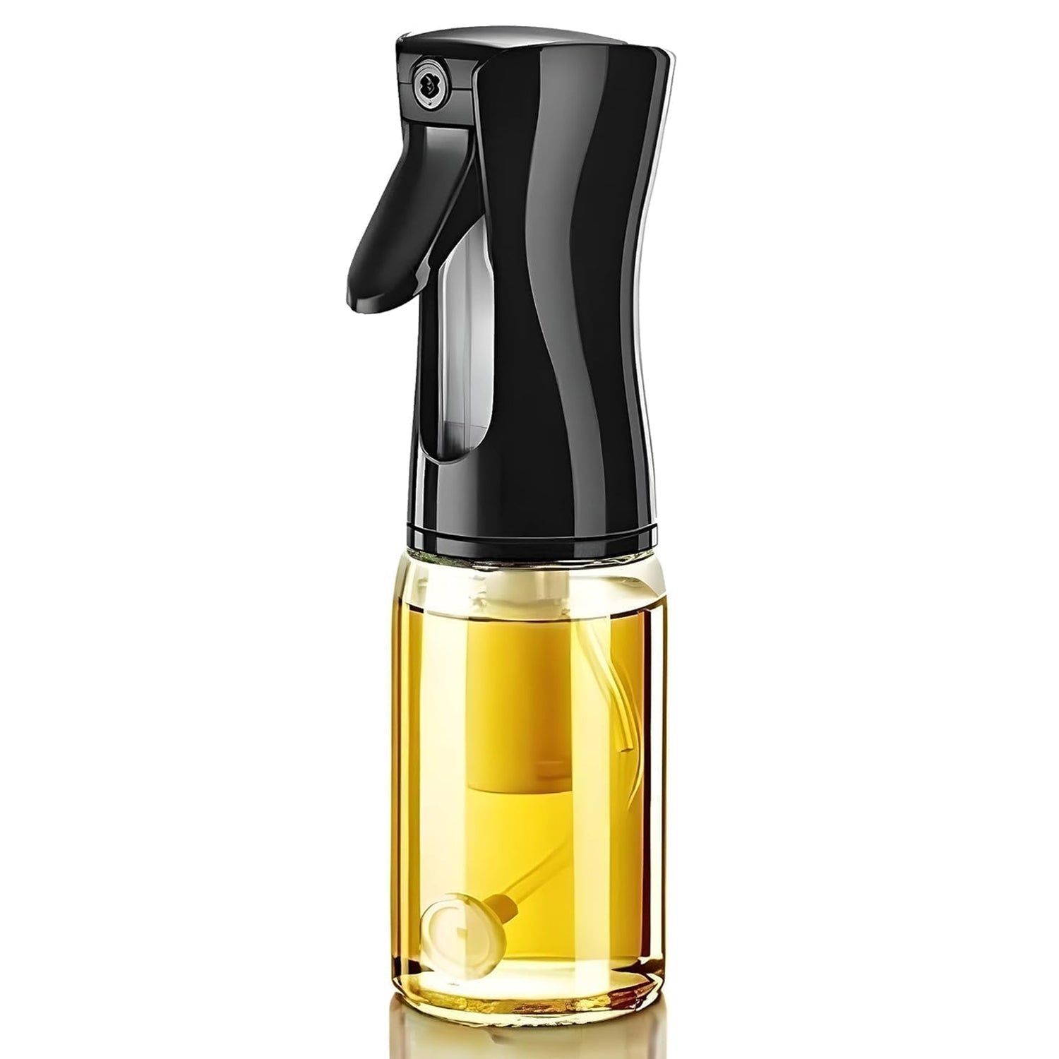 Glass Oil Dispenser Bottle Spray (1 Pc  200 Ml Approx)