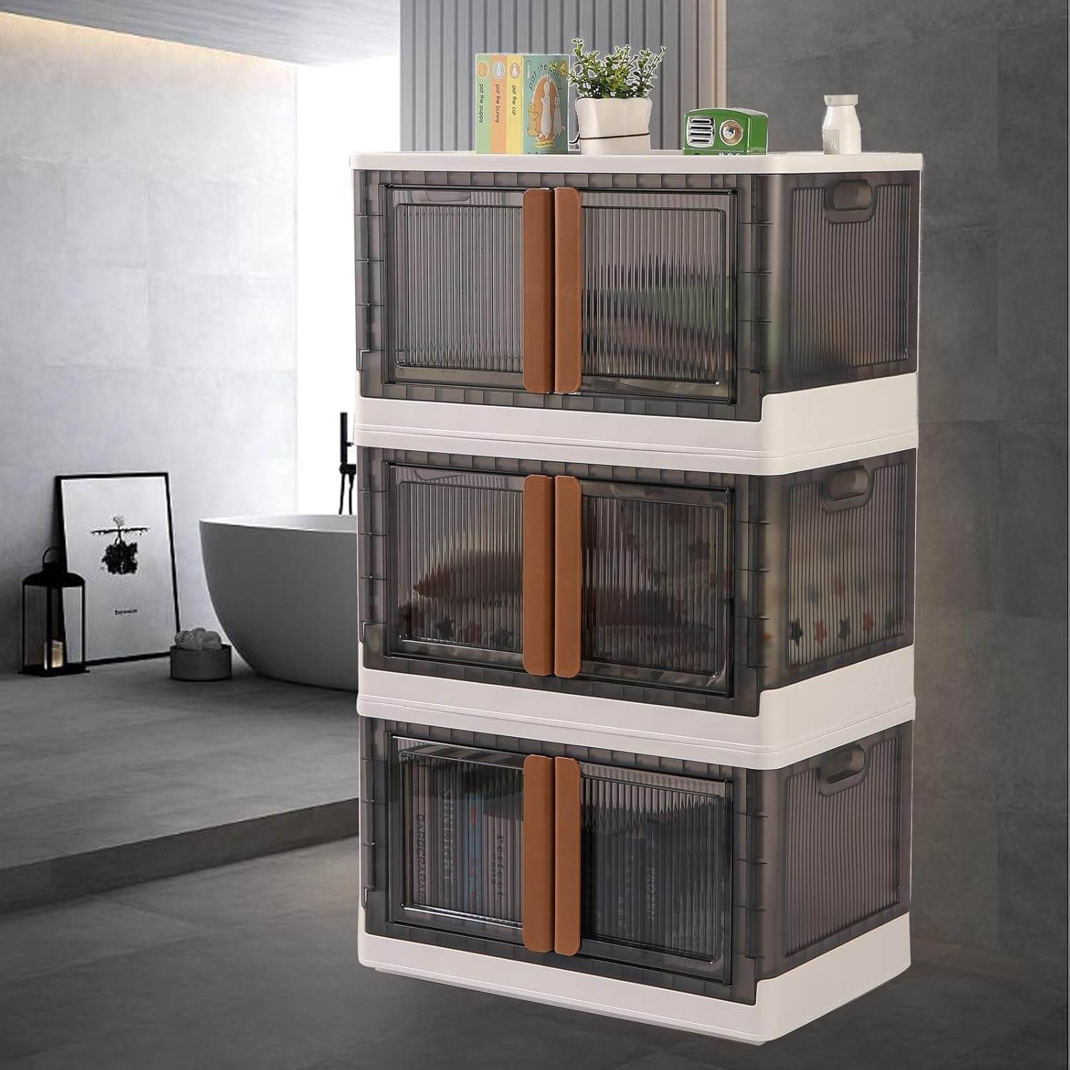 Plastic Folding Wardrobe Storage Organizer - 9XShoppy