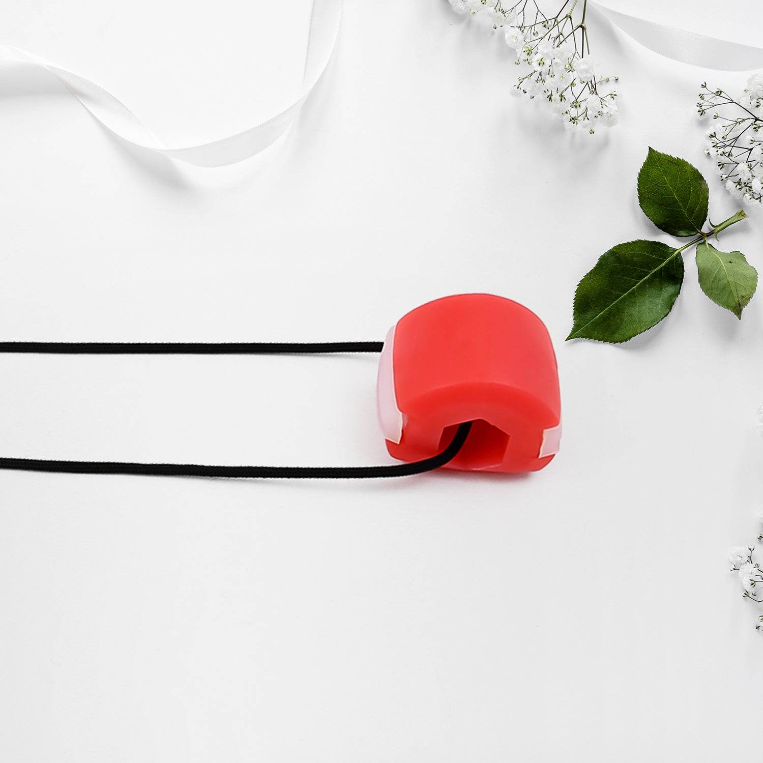 Cn Red Mouth Exerciser Used To Gain Sharp And Chiselled Mouth Easily And Fast. - 9XShoppy