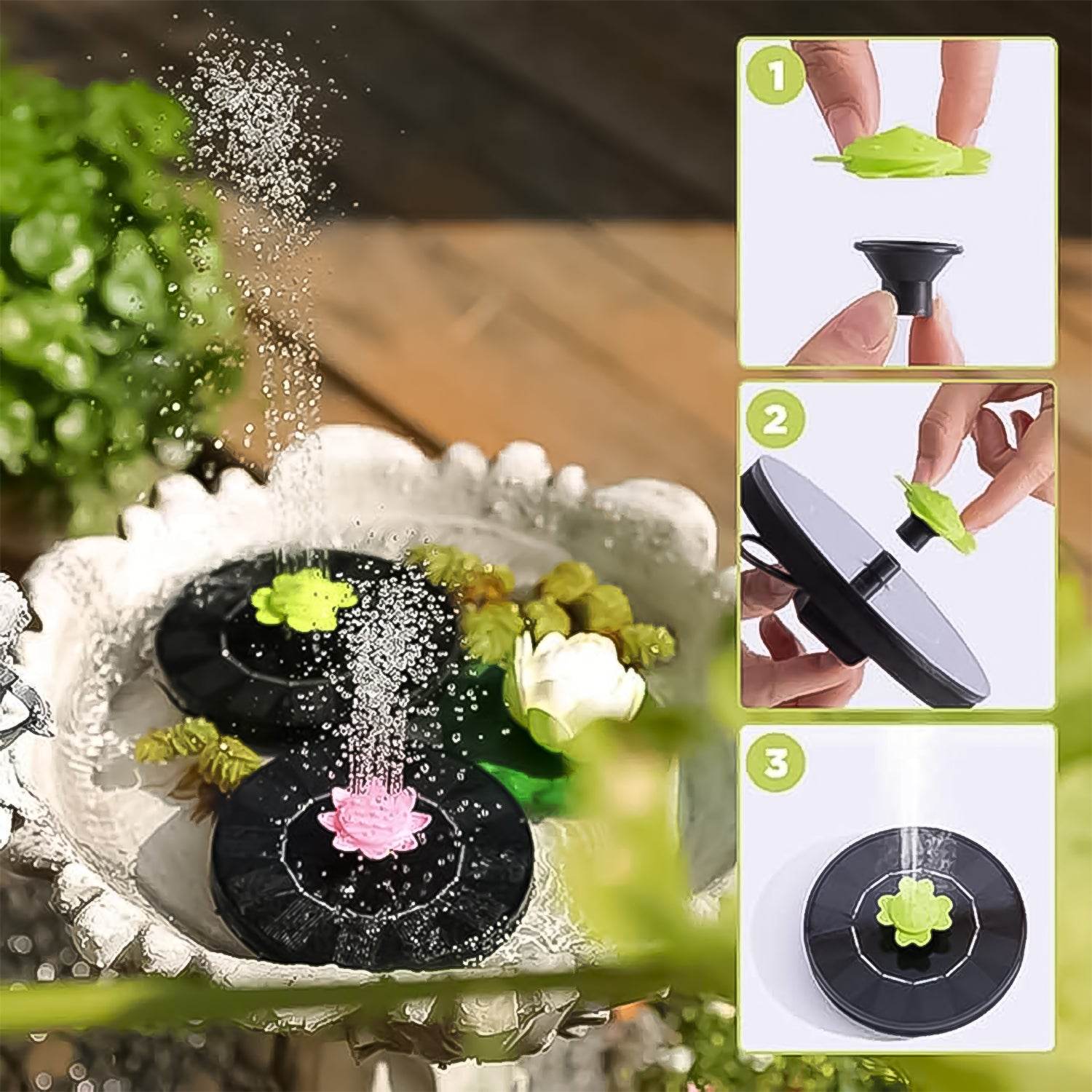 Solar Water Fountain Pump (1 Set) - 9XShoppy