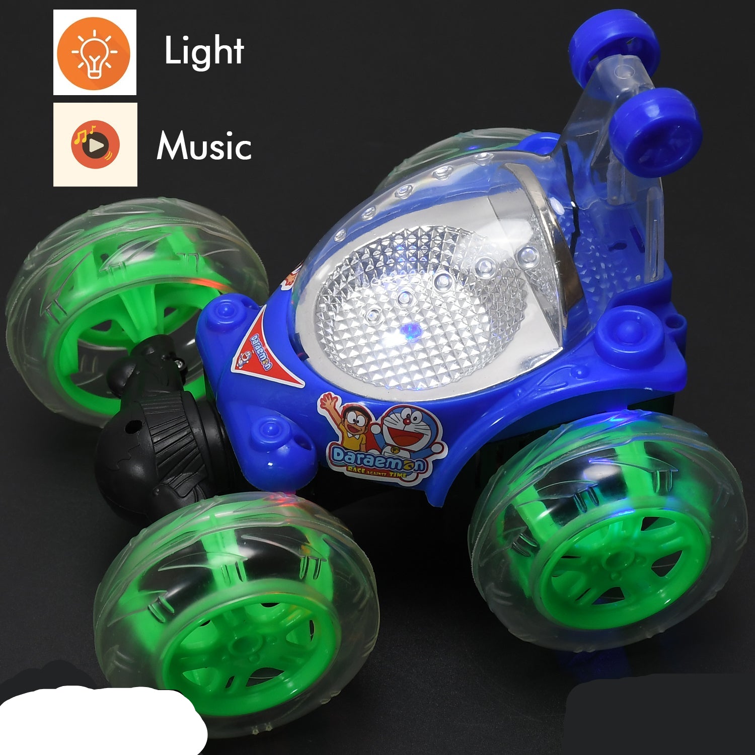 Rechargeable 360 Degree Stunt Rolling Remote Control Car
