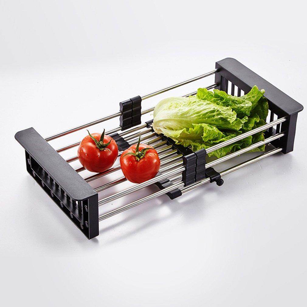 2189 Stainless Steel Expandable Kitchen Sink Dish Drainer - 9XShoppy