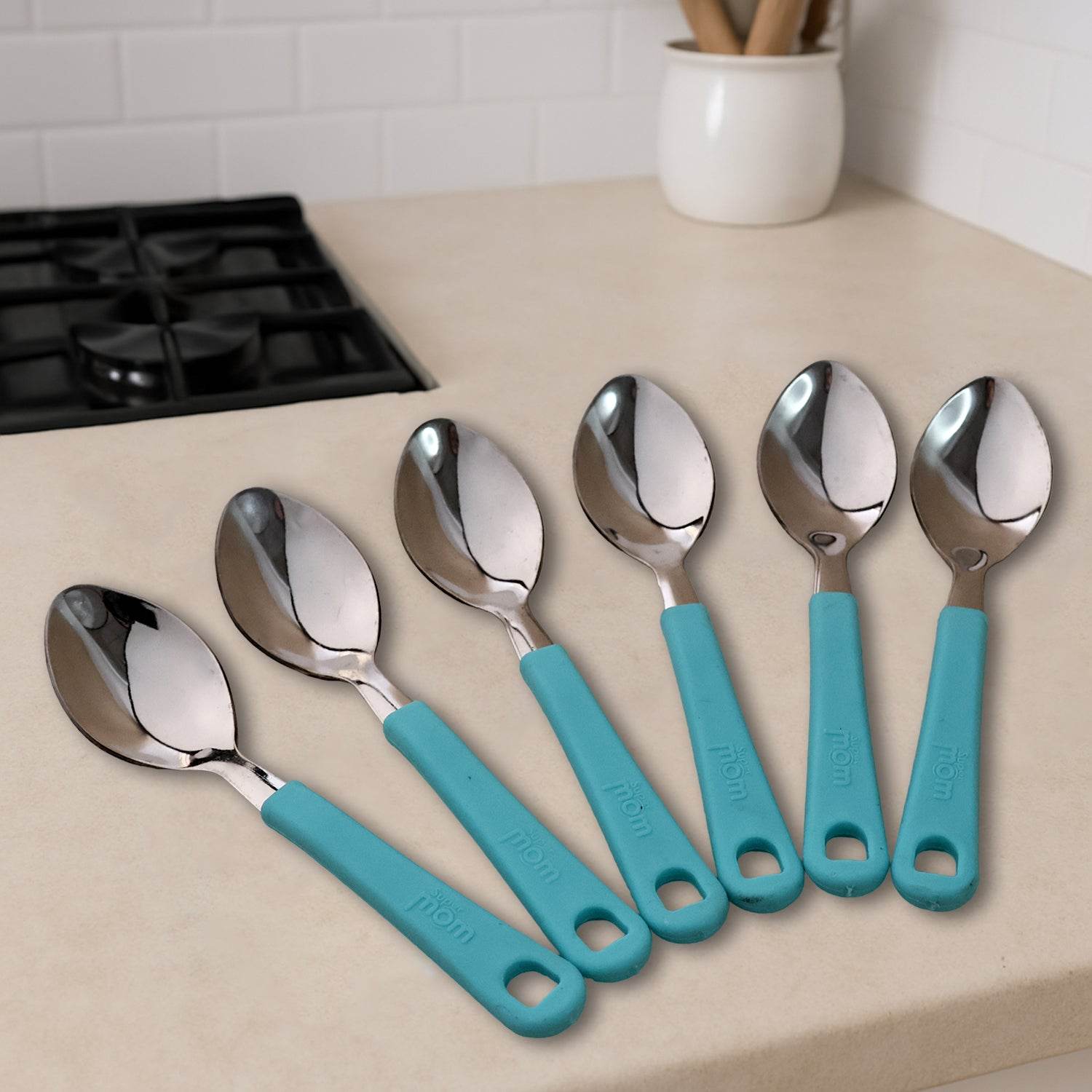Supermom Stainless Steel Tea Spoon (6 Pc Set) - 9XShoppy
