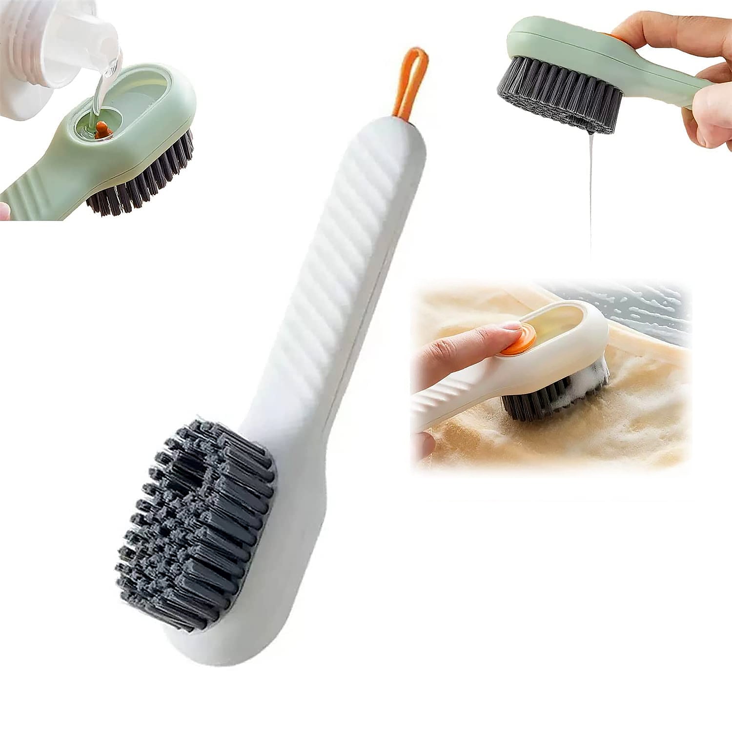 Multifunctional Scrubbing Brush With Liquid