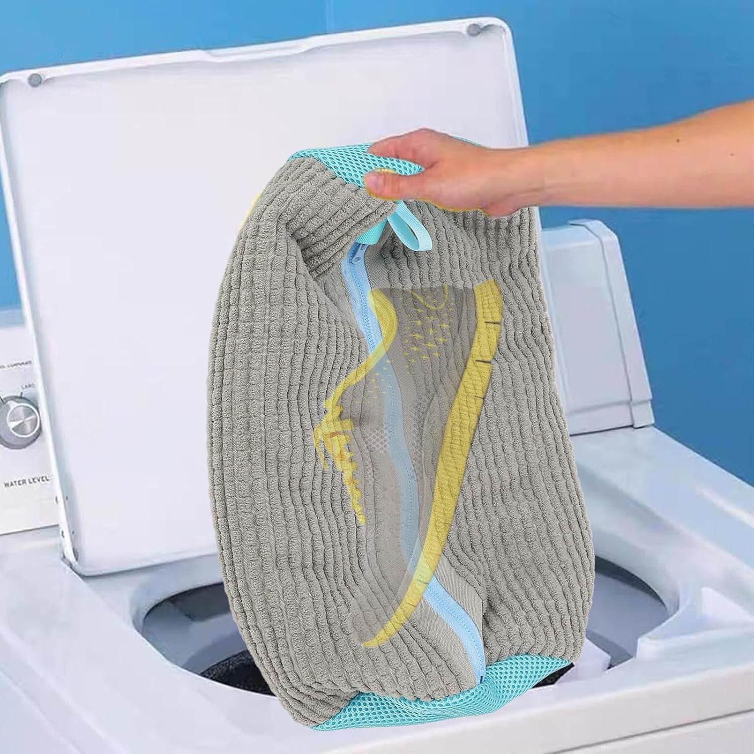 Heavy-duty Reusable Shoe Washing Bag For Washing Machine (1 Pc) - 9XShoppy