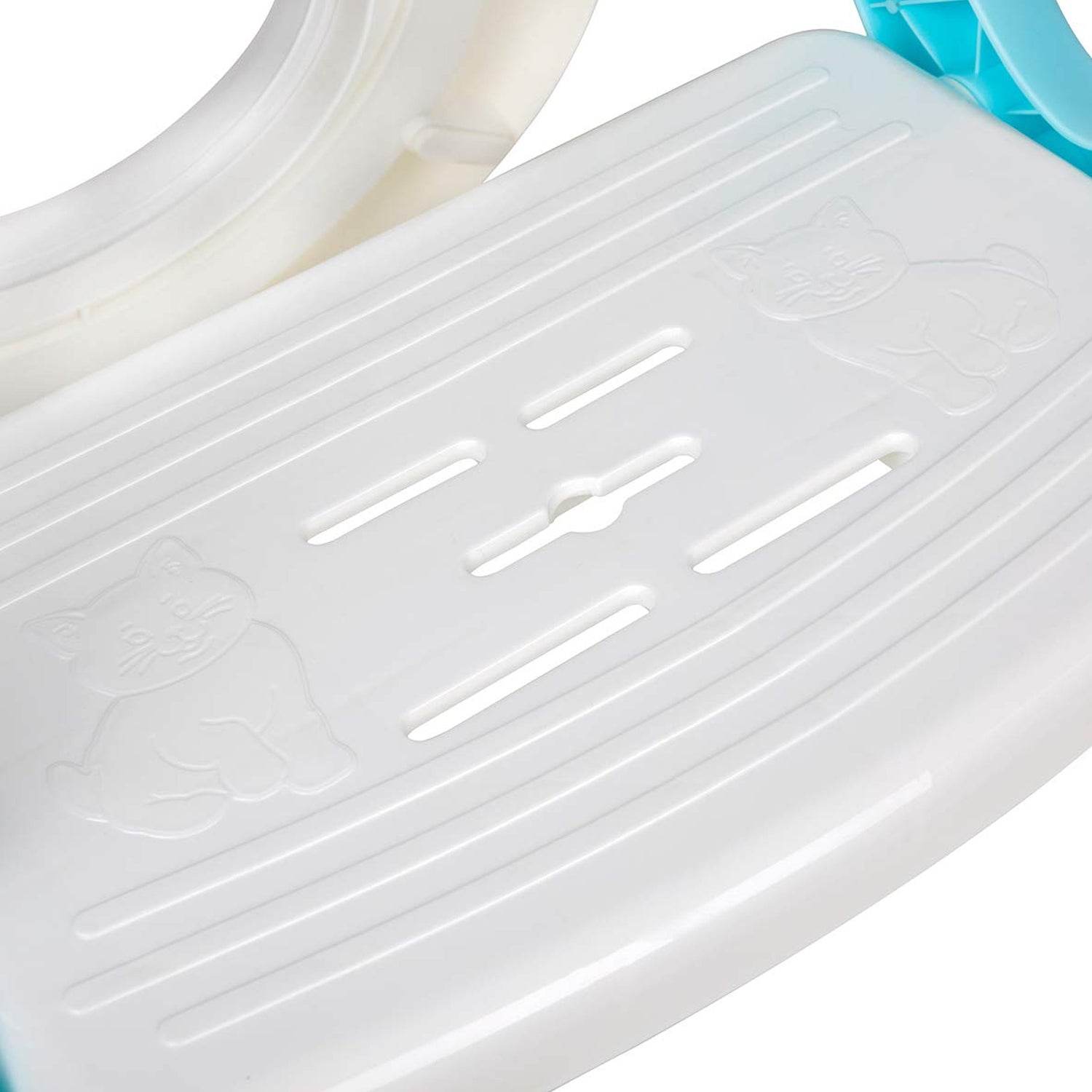 8492 2 In 1 Potty Training Toilet Seat With Step Stool Ladder For Boy And Girl Baby Toddler Kid Childrens Toilet Training Seat Chair With Soft Padded Seat And Sturdy Non-slip Wide Step Make Potty Easier For Your Kids (Multi-color) - 9XShoppy