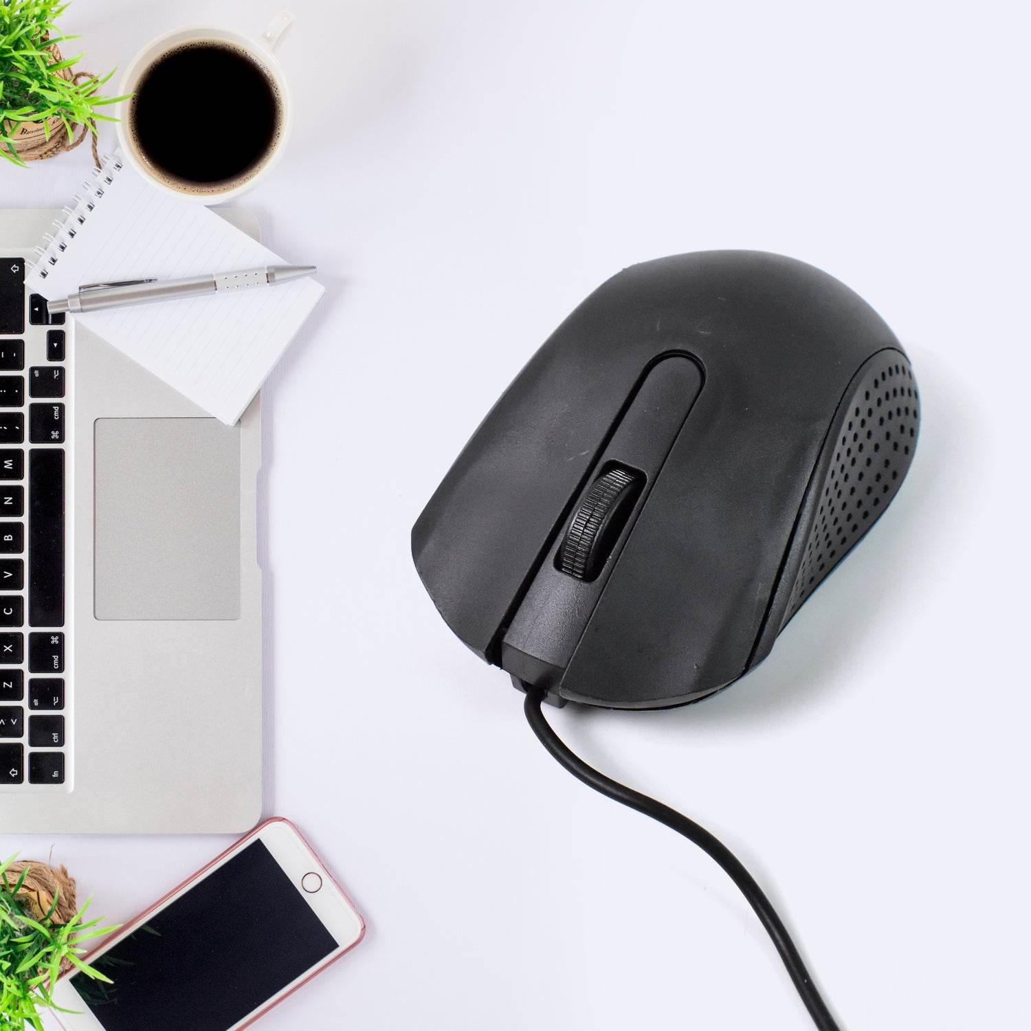 Computer Laptop Wired Optical Mouse M-022 (1 Pc) - 9XShoppy